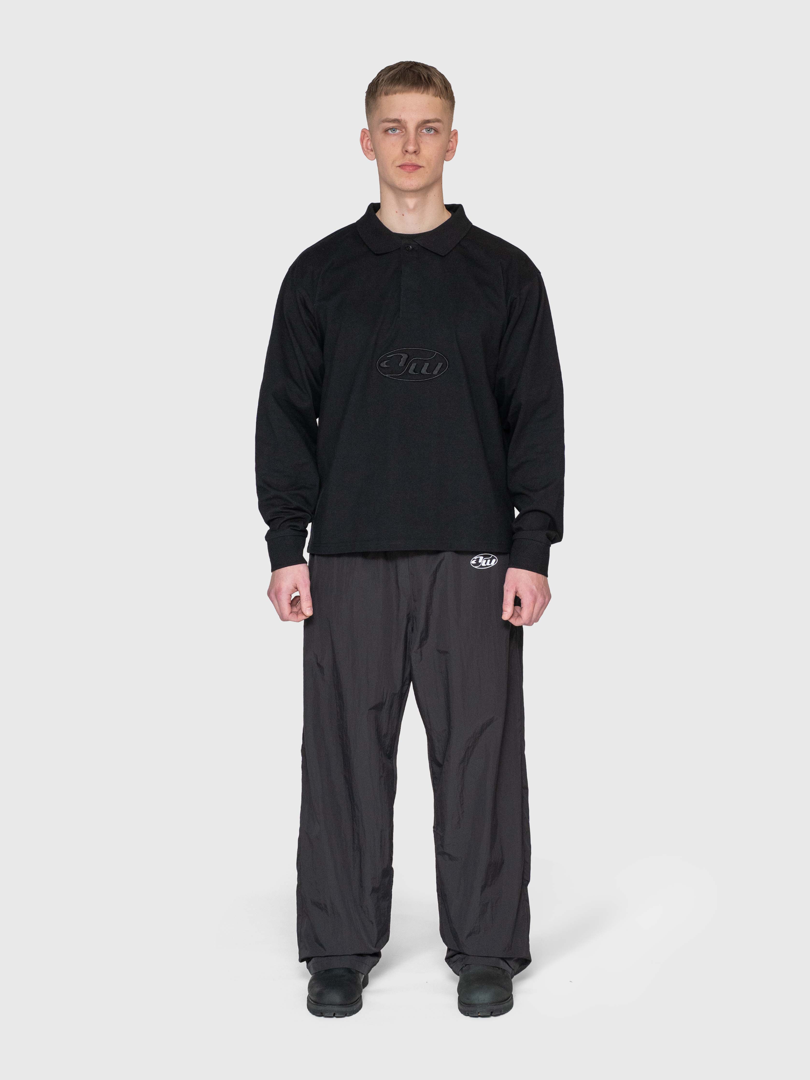 AW Baggy Track Pants - Black/White