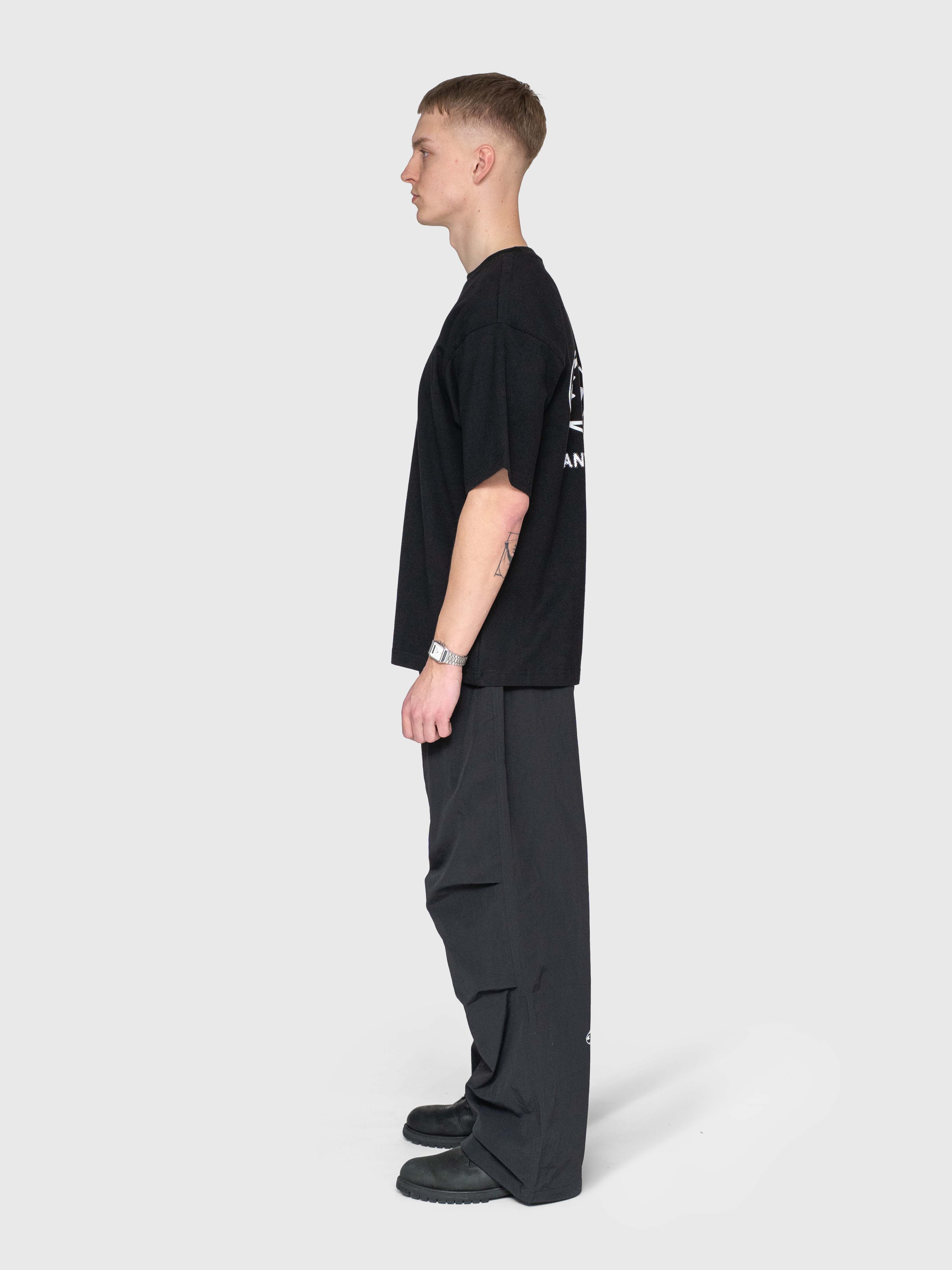 Anywear Heavyweight Box Tee - Black/White