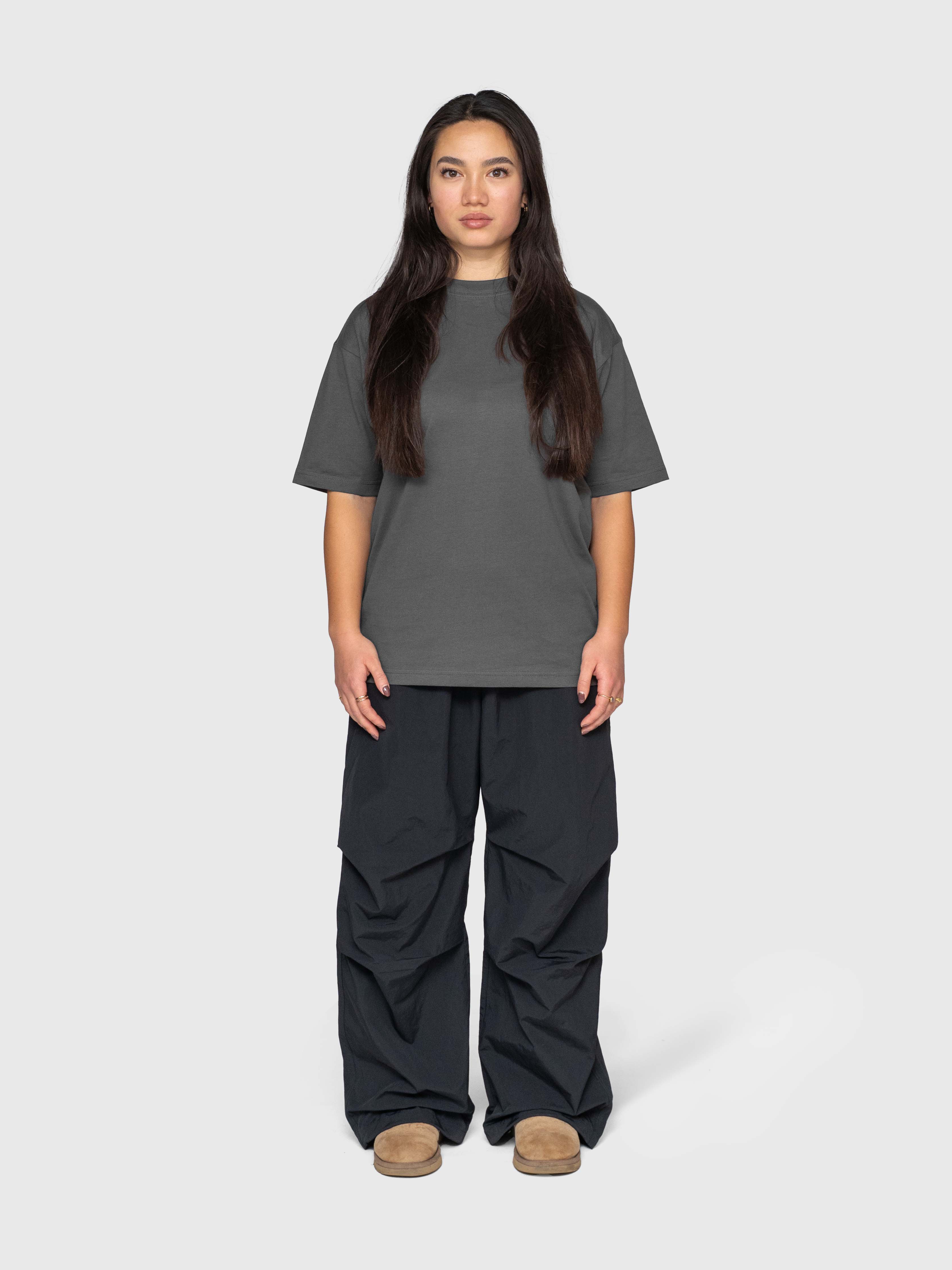 Anywear Box Tee - Steel/Black