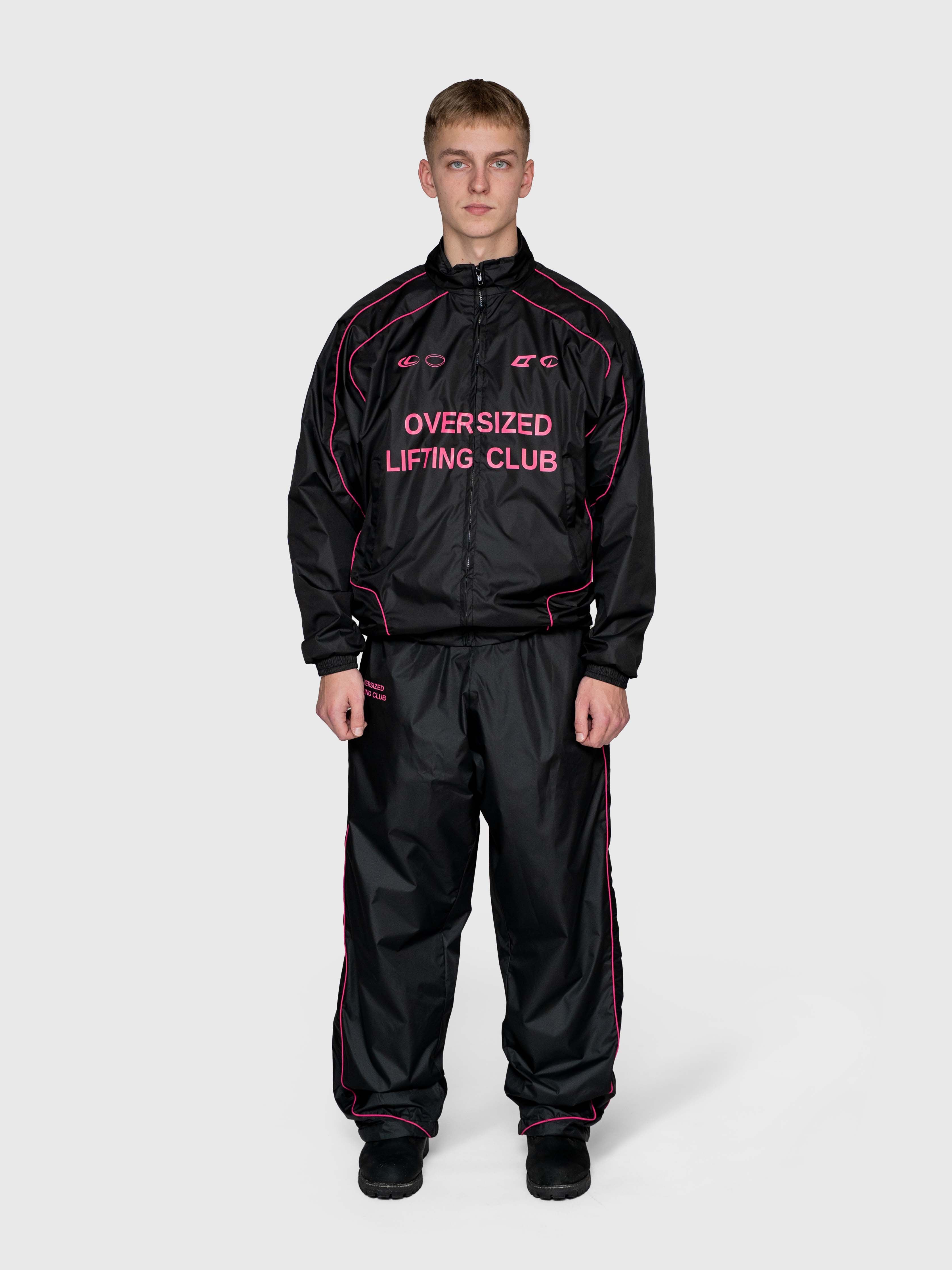Dismissed Track Pants - Black/Pink