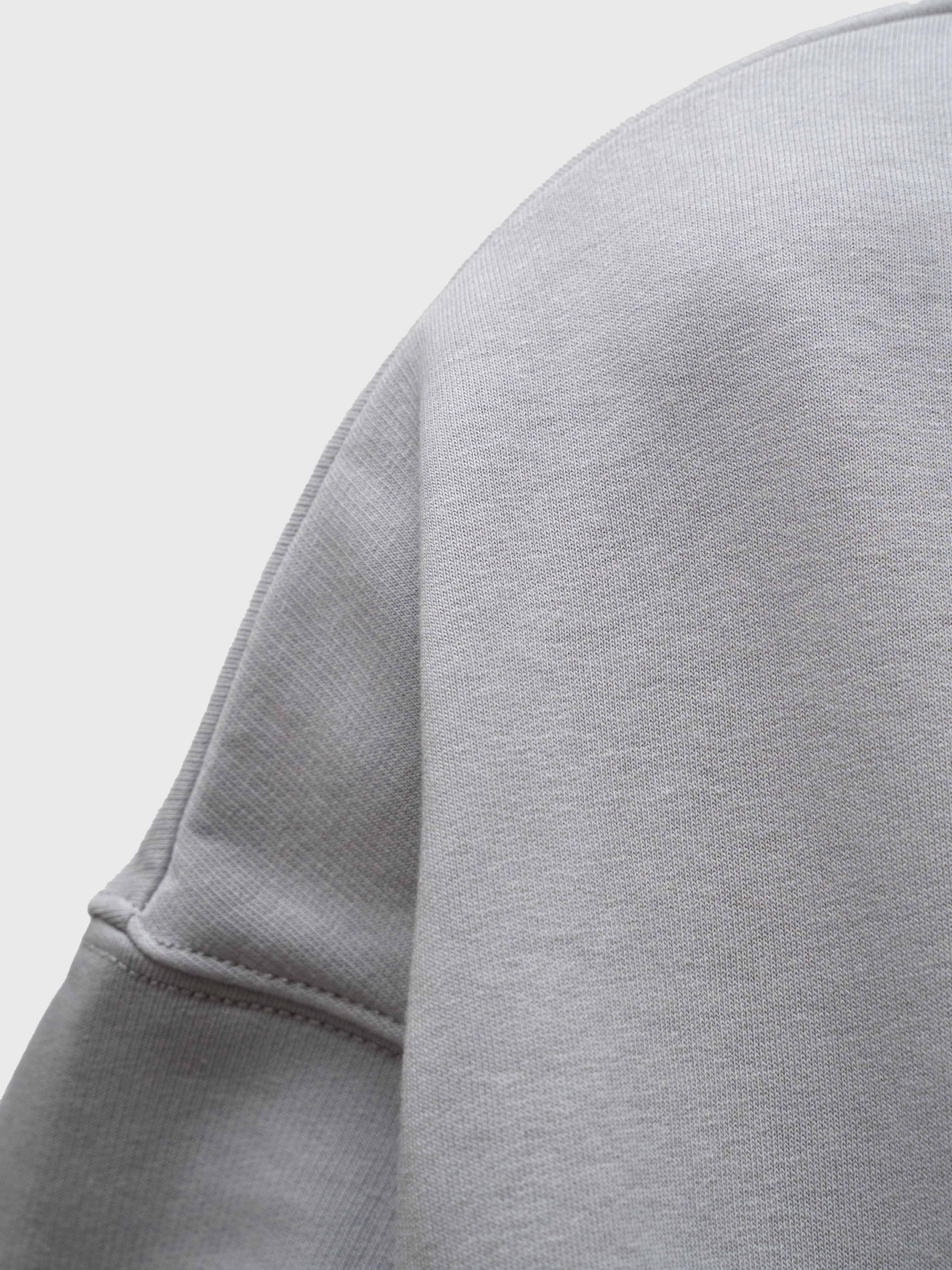 Confidence Hoodie - Neutral Grey/White