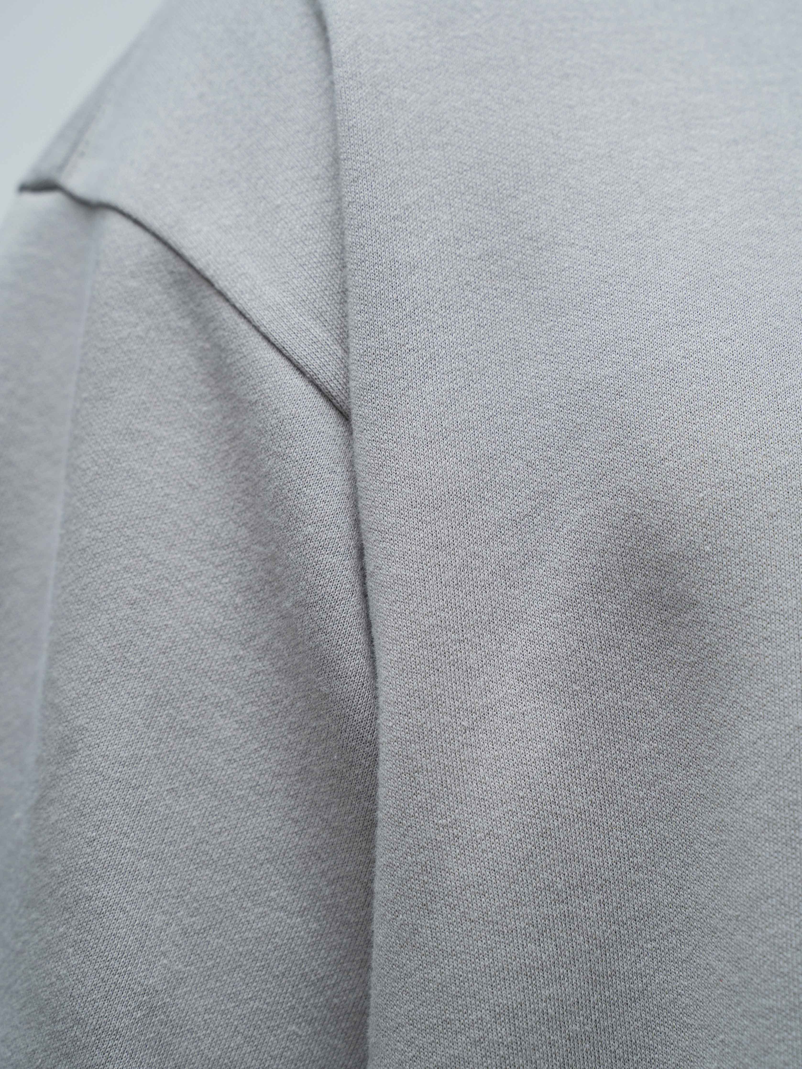 Interlock Stamina Box Tee - Neutral Grey/White