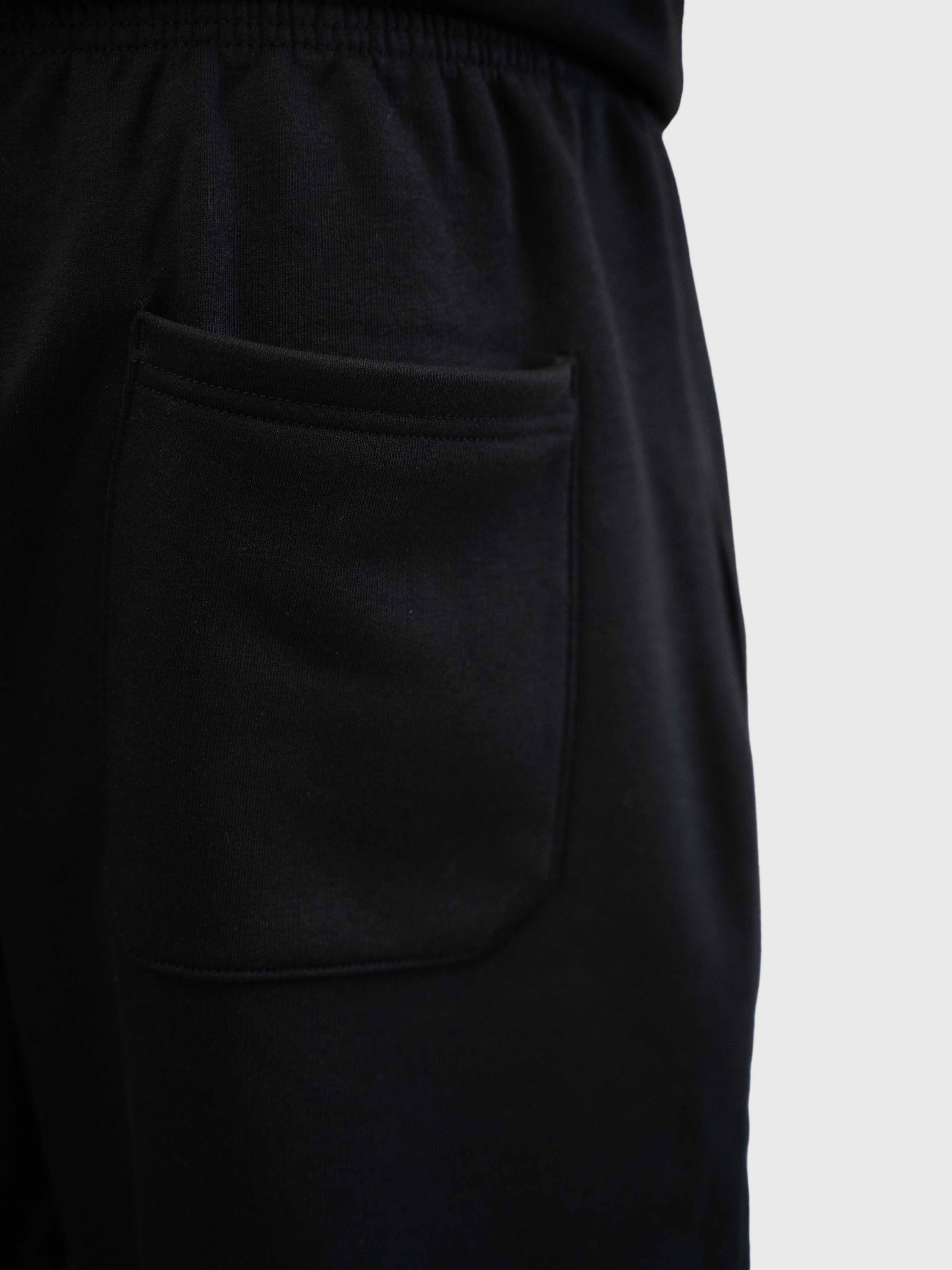 Logo Straight Sweatpants - Black/White