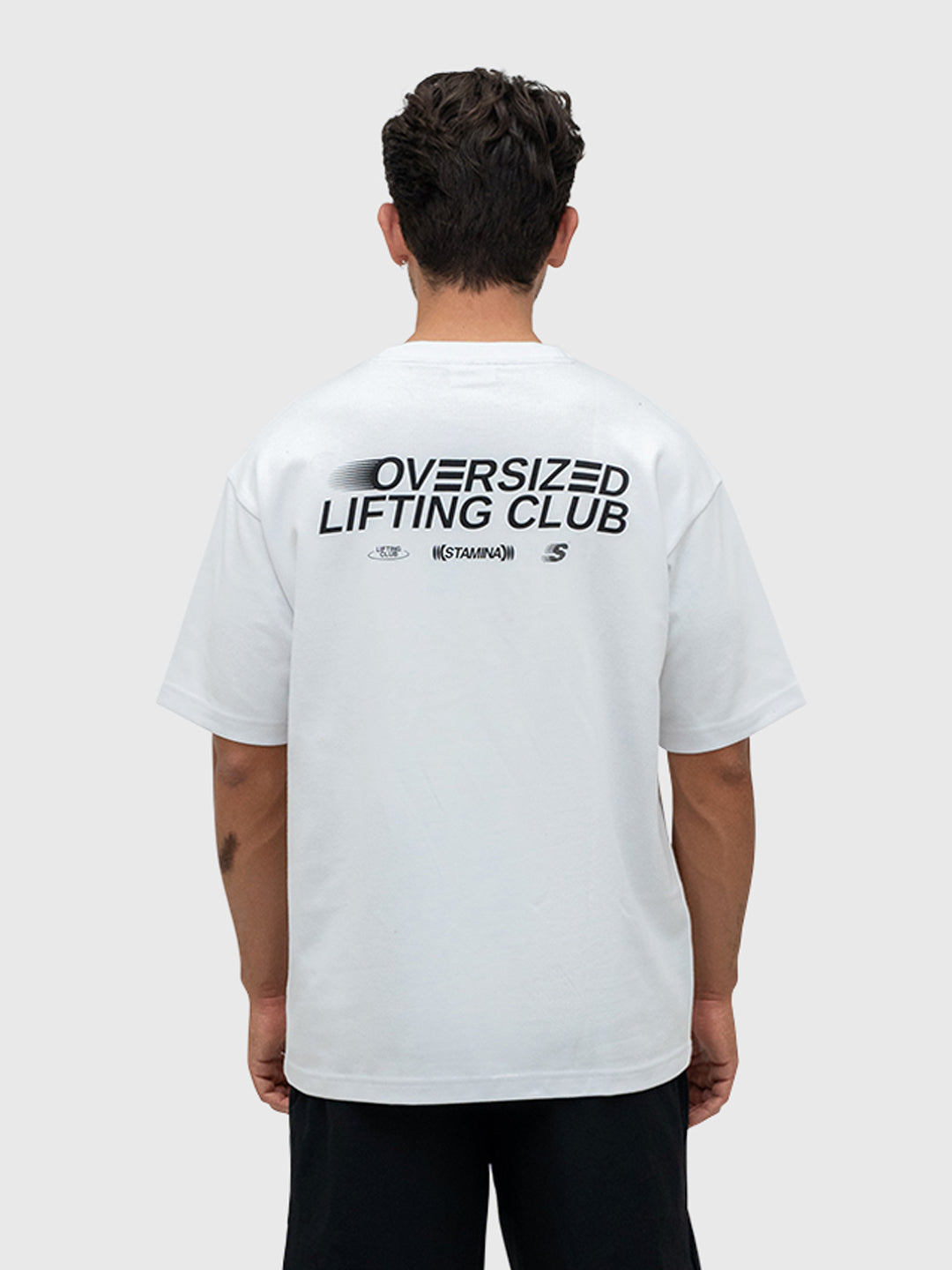 Interlock Box Tee - White/Black