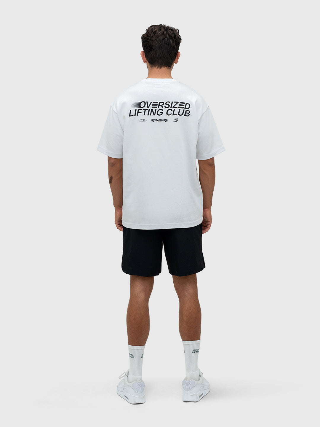 Interlock Box Tee - White/Black