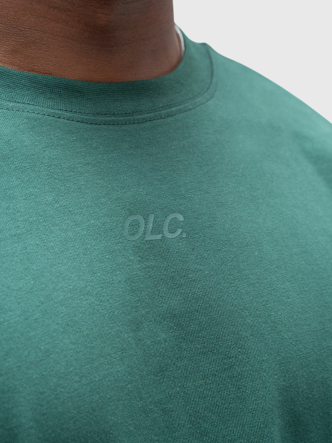 Confidence Heavyweight Box Tee - Forest/White