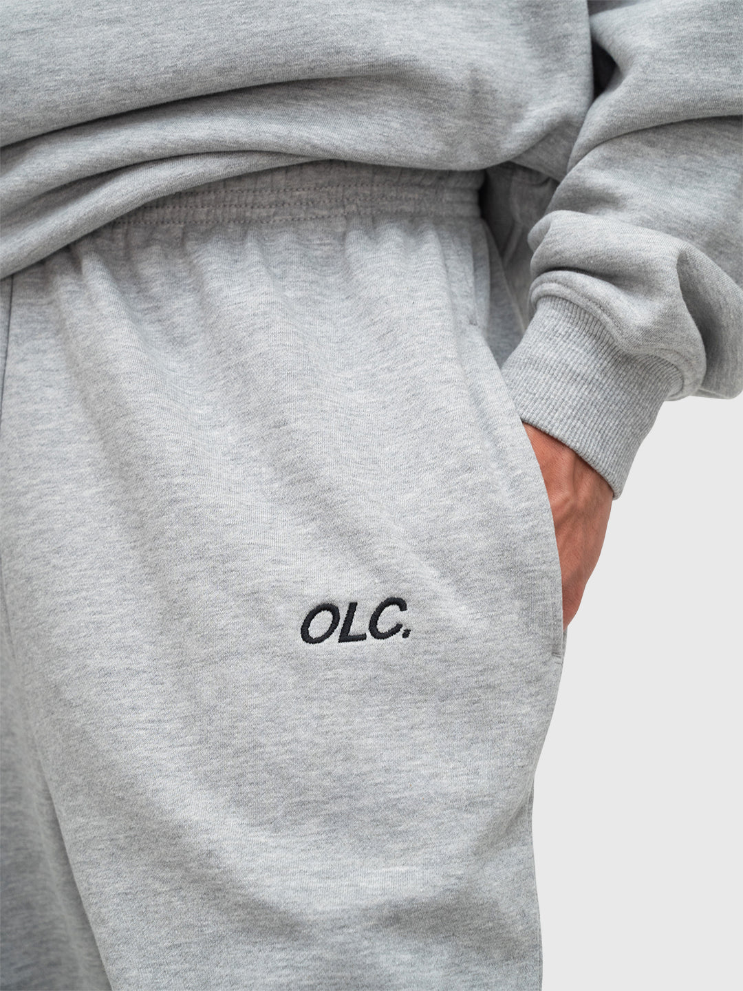 Logo Sweatpants 2.0 - Melange Grey/Black