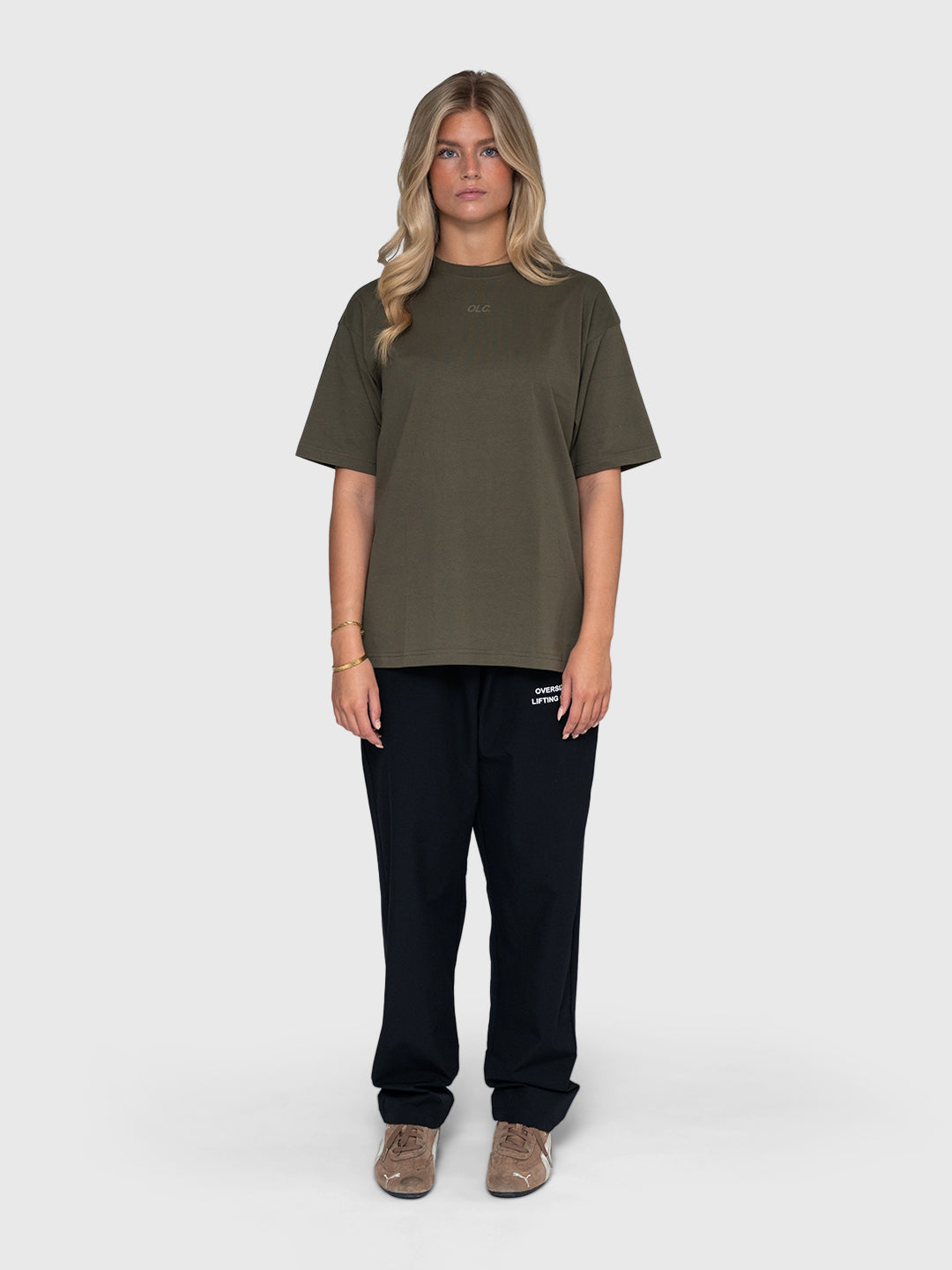 Confidence Box Tee - Army/Army