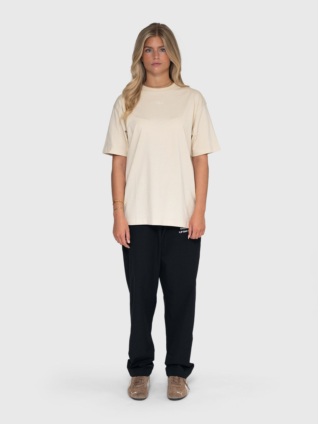 Confidence Box Tee 2.0 - Beige/Brown