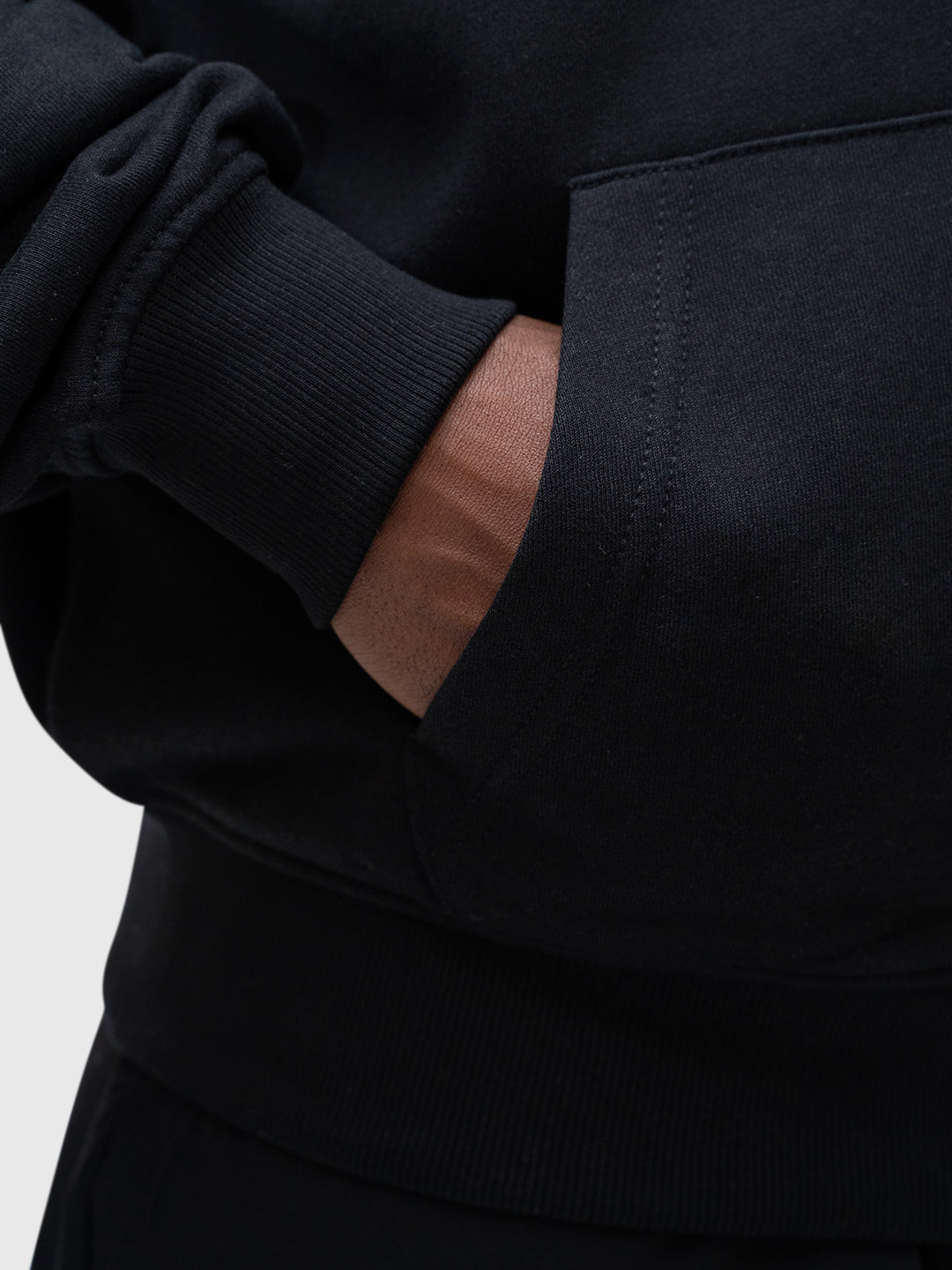 Confidence Zip Hoodie - Black/White