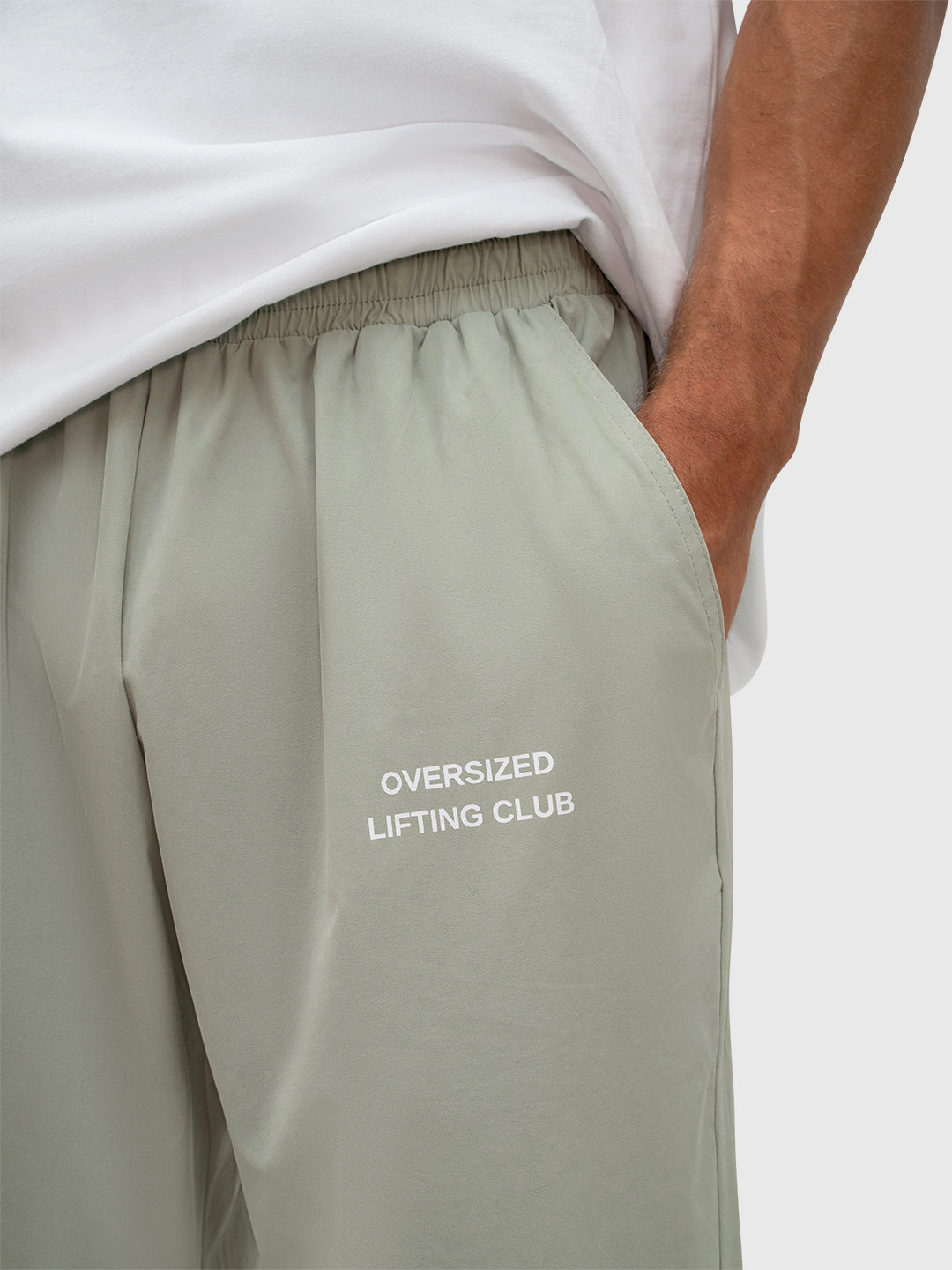 Confidence Tech Pants - Sage/White