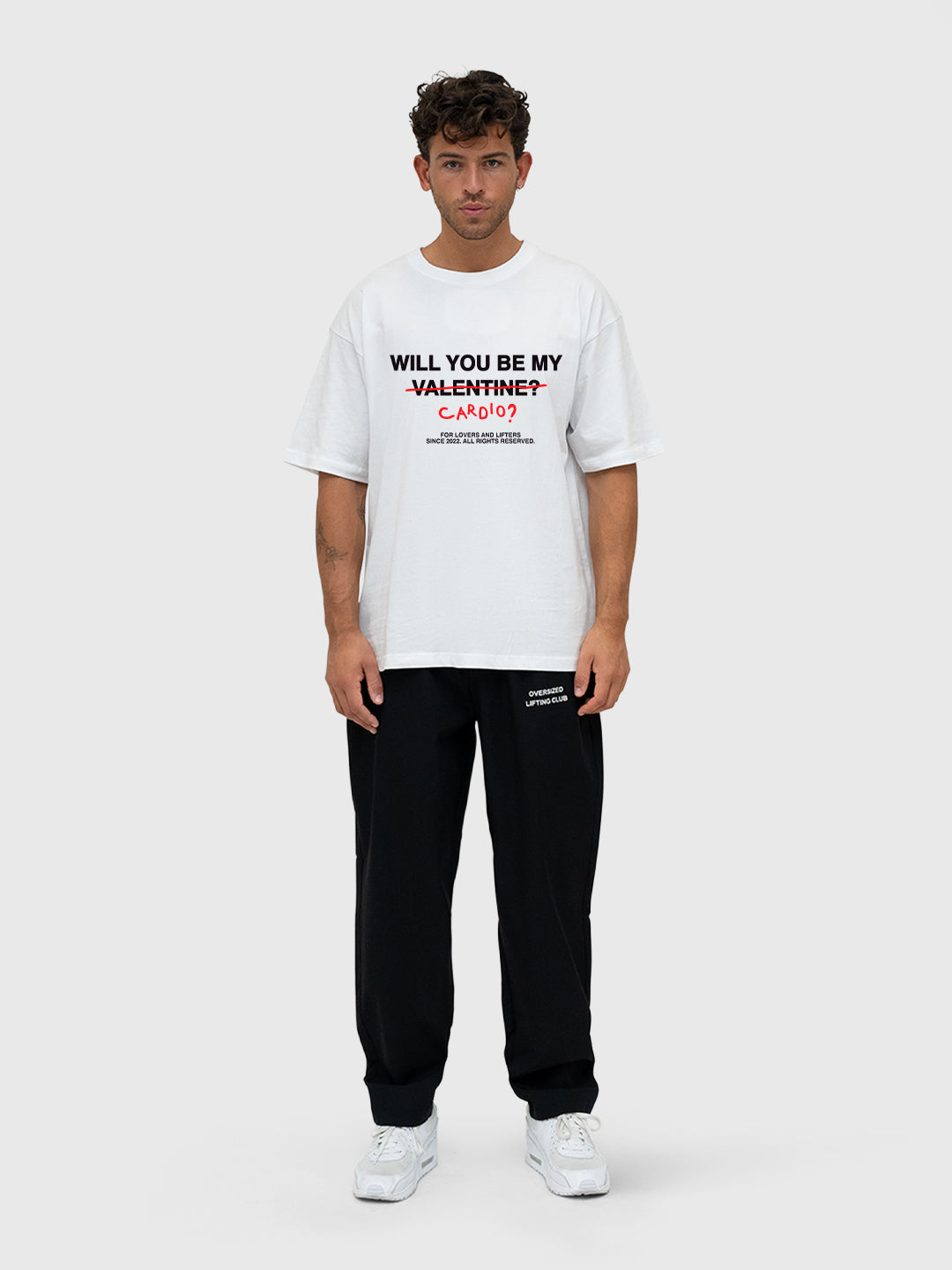 Cardio Box Tee - White/Black