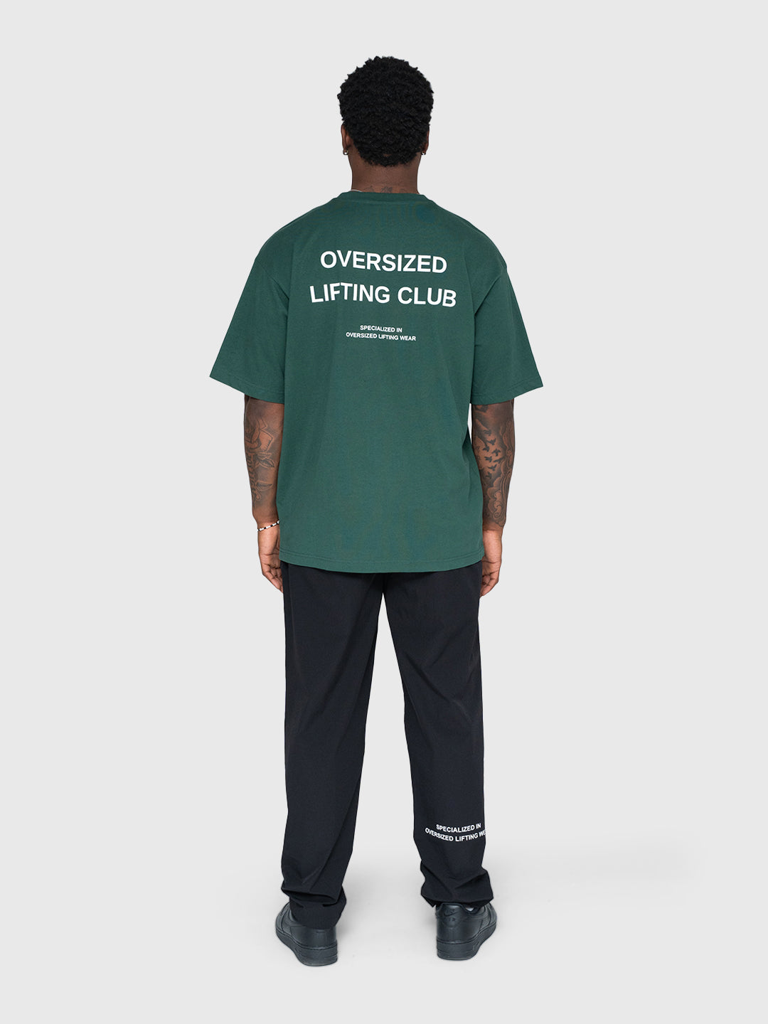 Confidence Heavyweight Box Tee - Forest/White