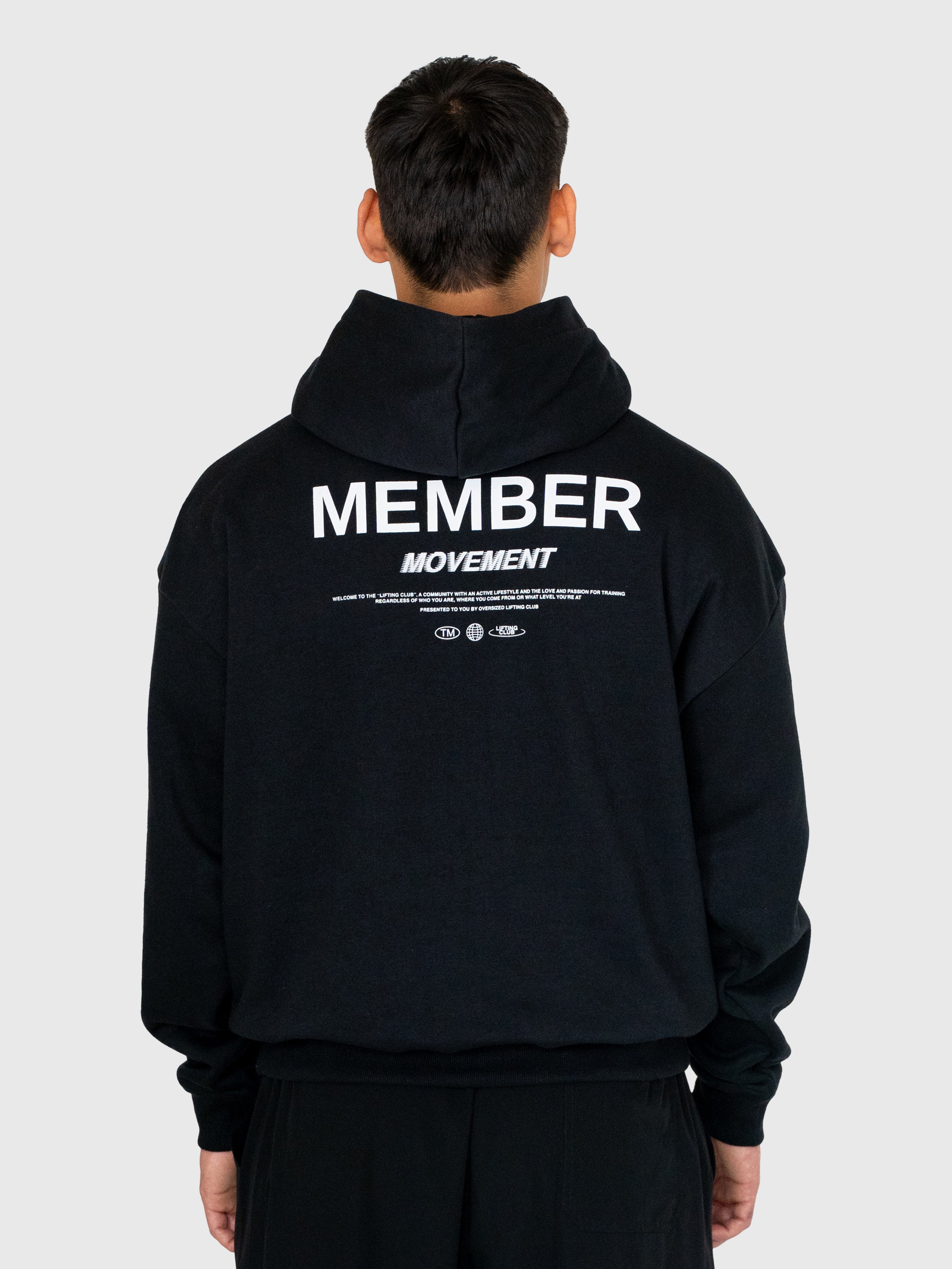 <tc>Member Hoodie - zwart/wit</tc>