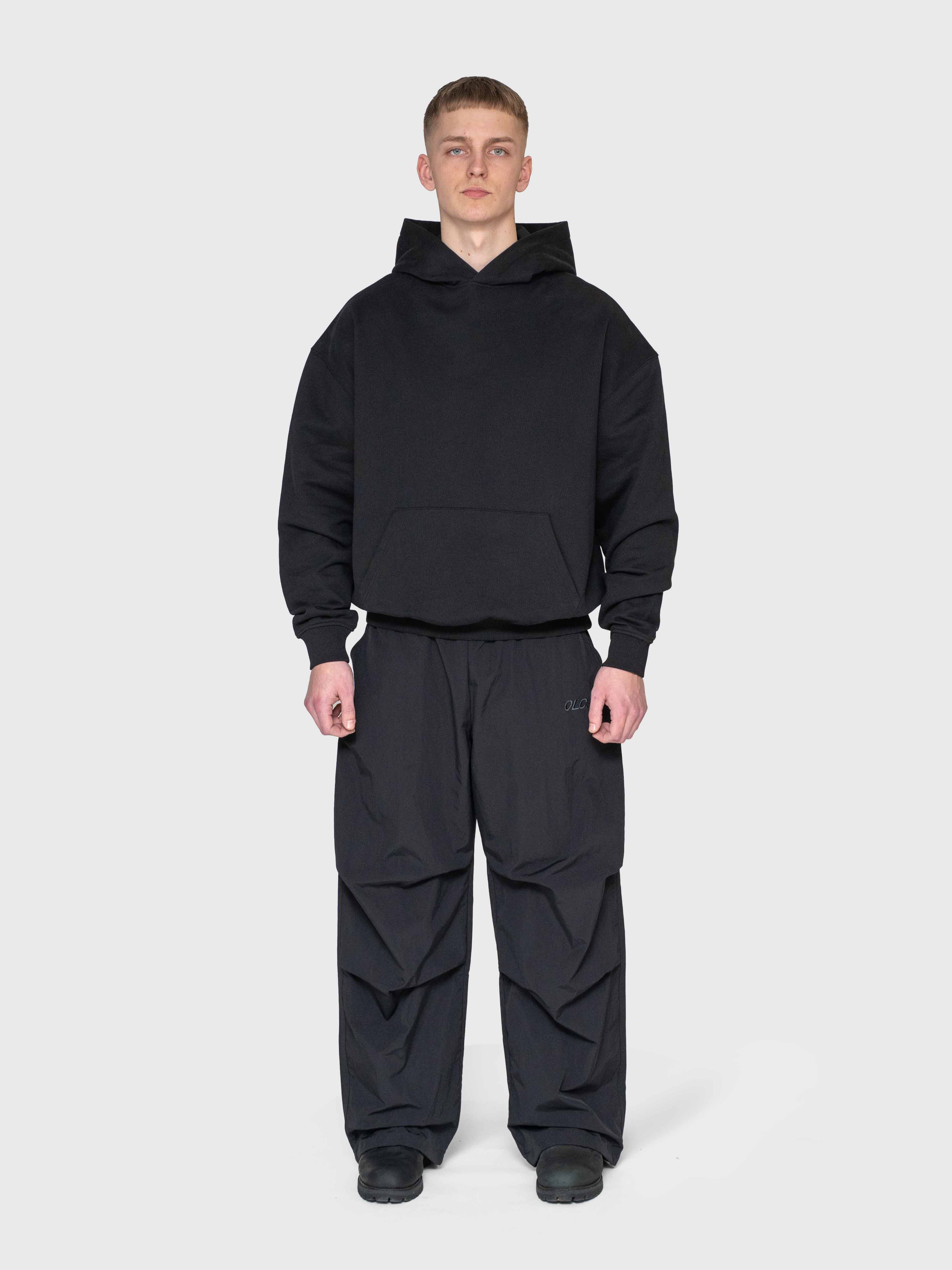 Anywear Heavyweight Hoodie - Black/White