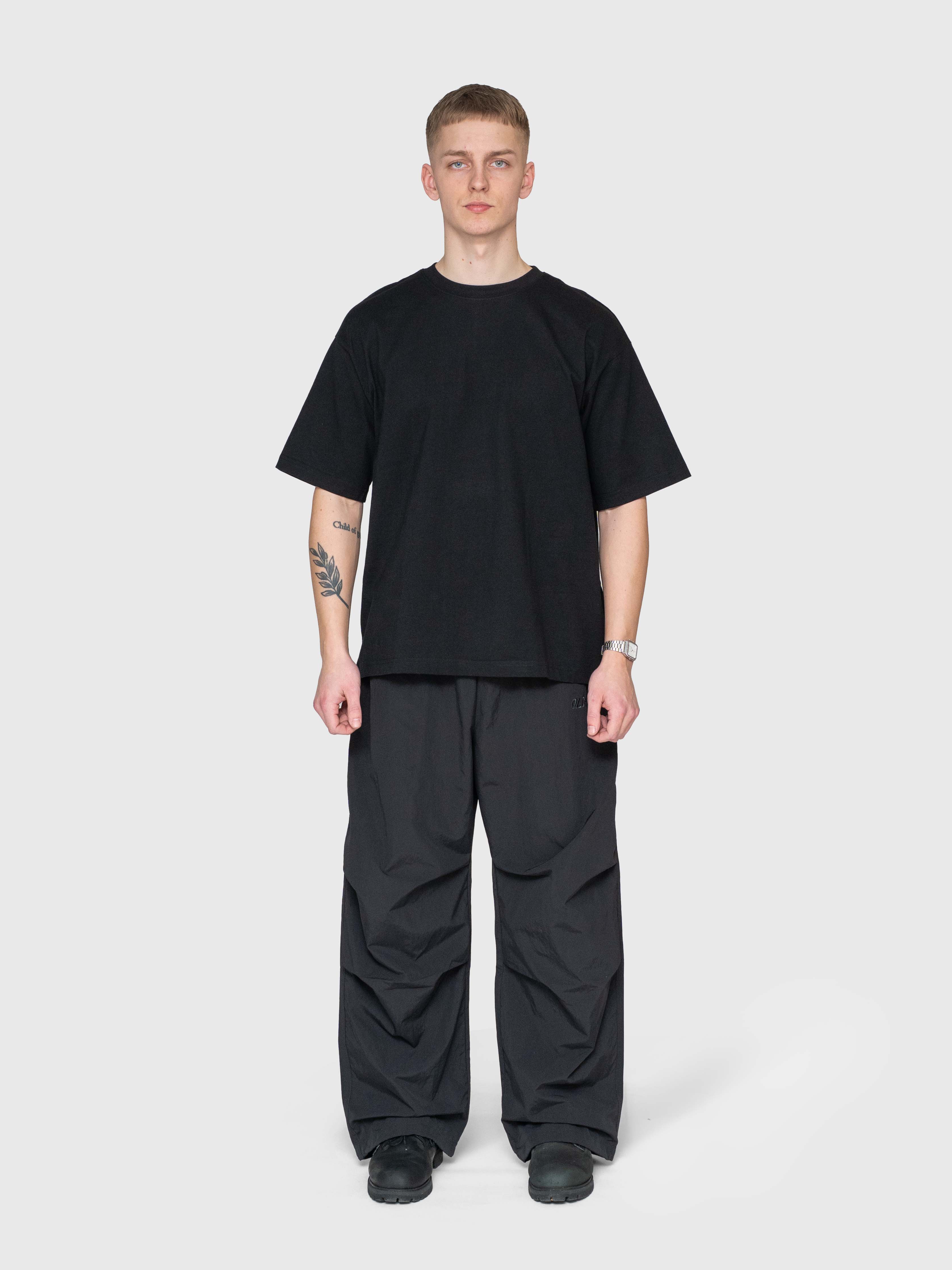 Anywear Heavyweight Box Tee - Black/White