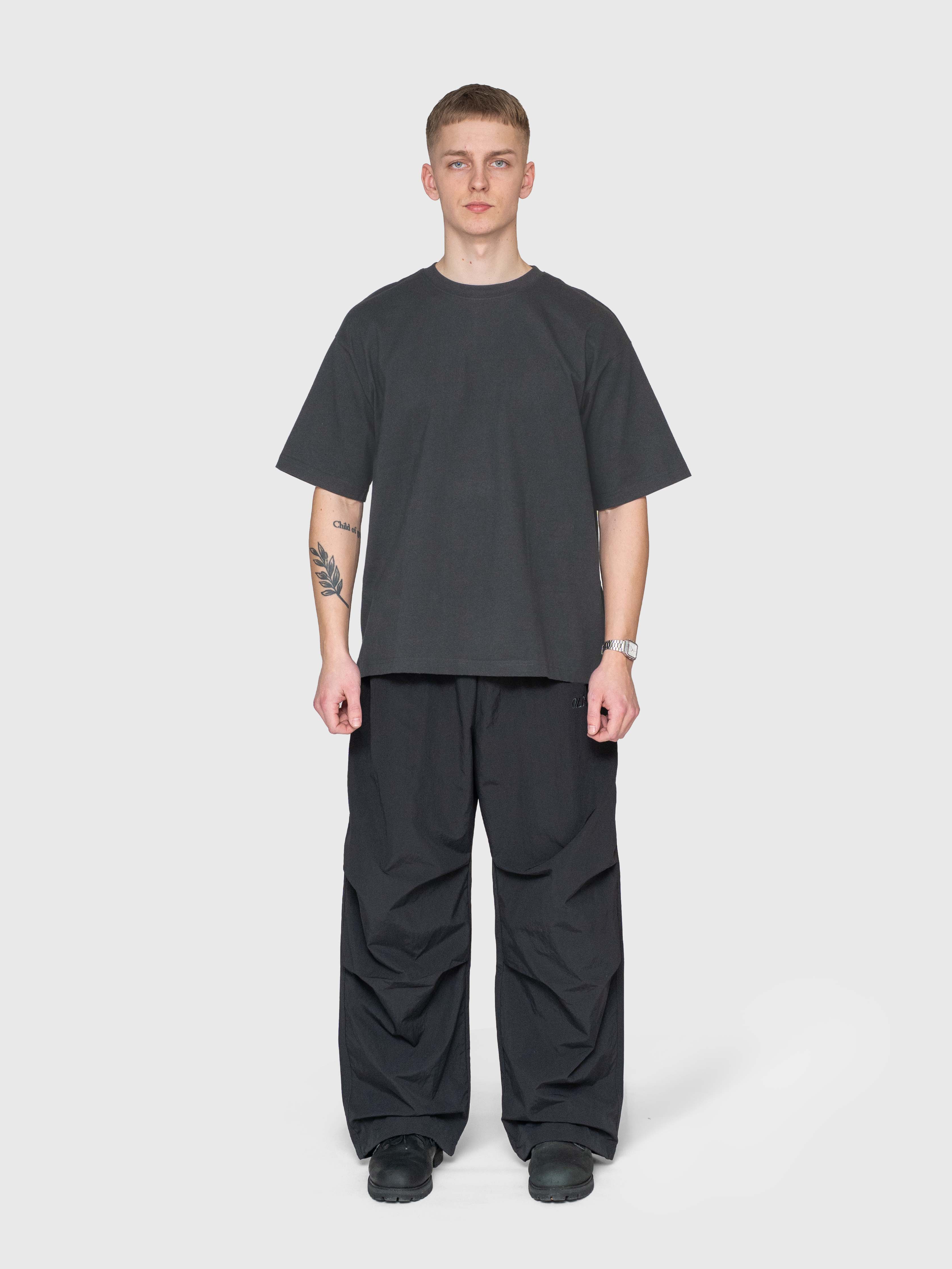 Anywear Box Tee - Steel/Black