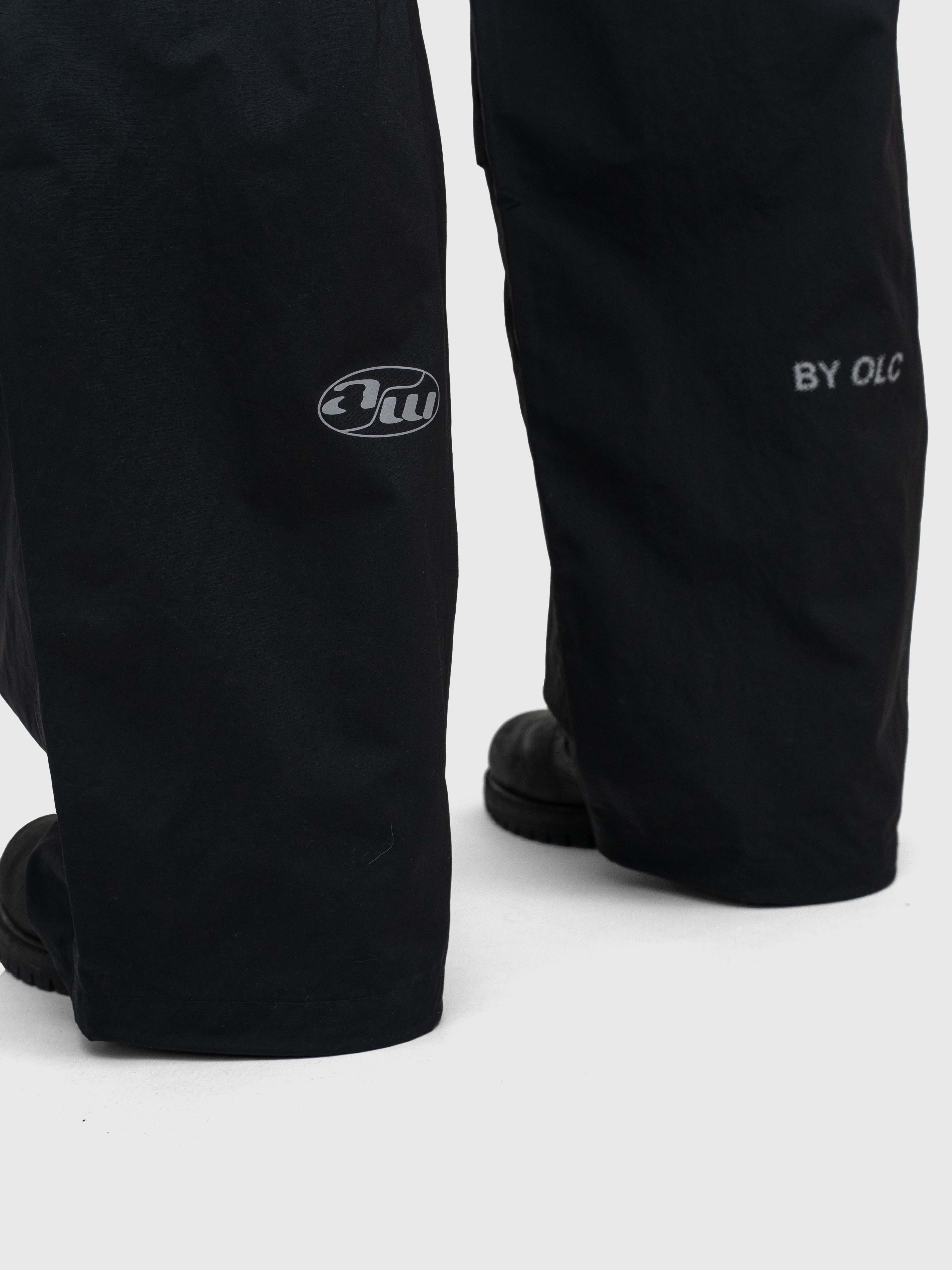 AW Parachute Pants - Black/Reflective