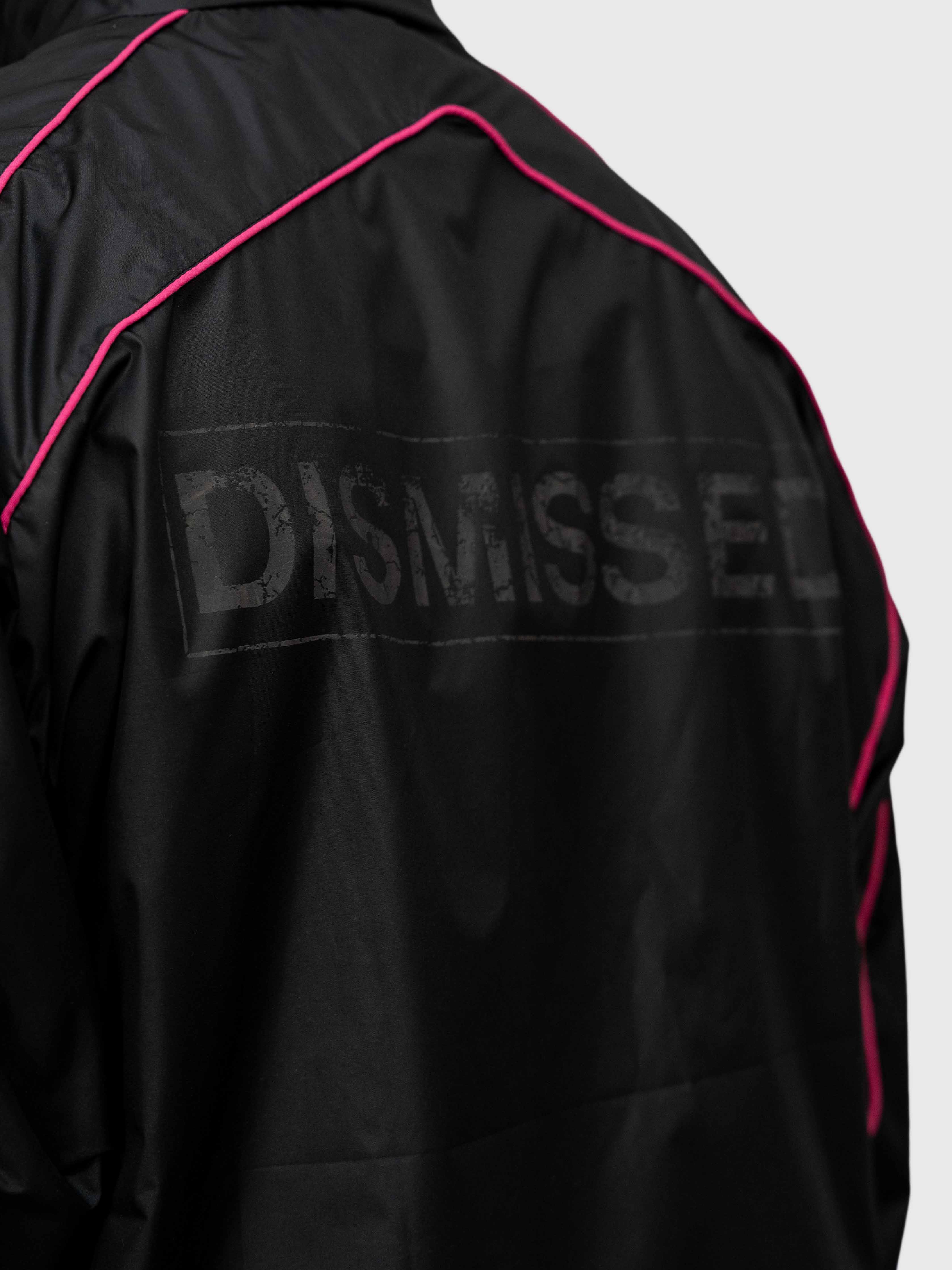 Dismissed Track Jacket - Black/Pink