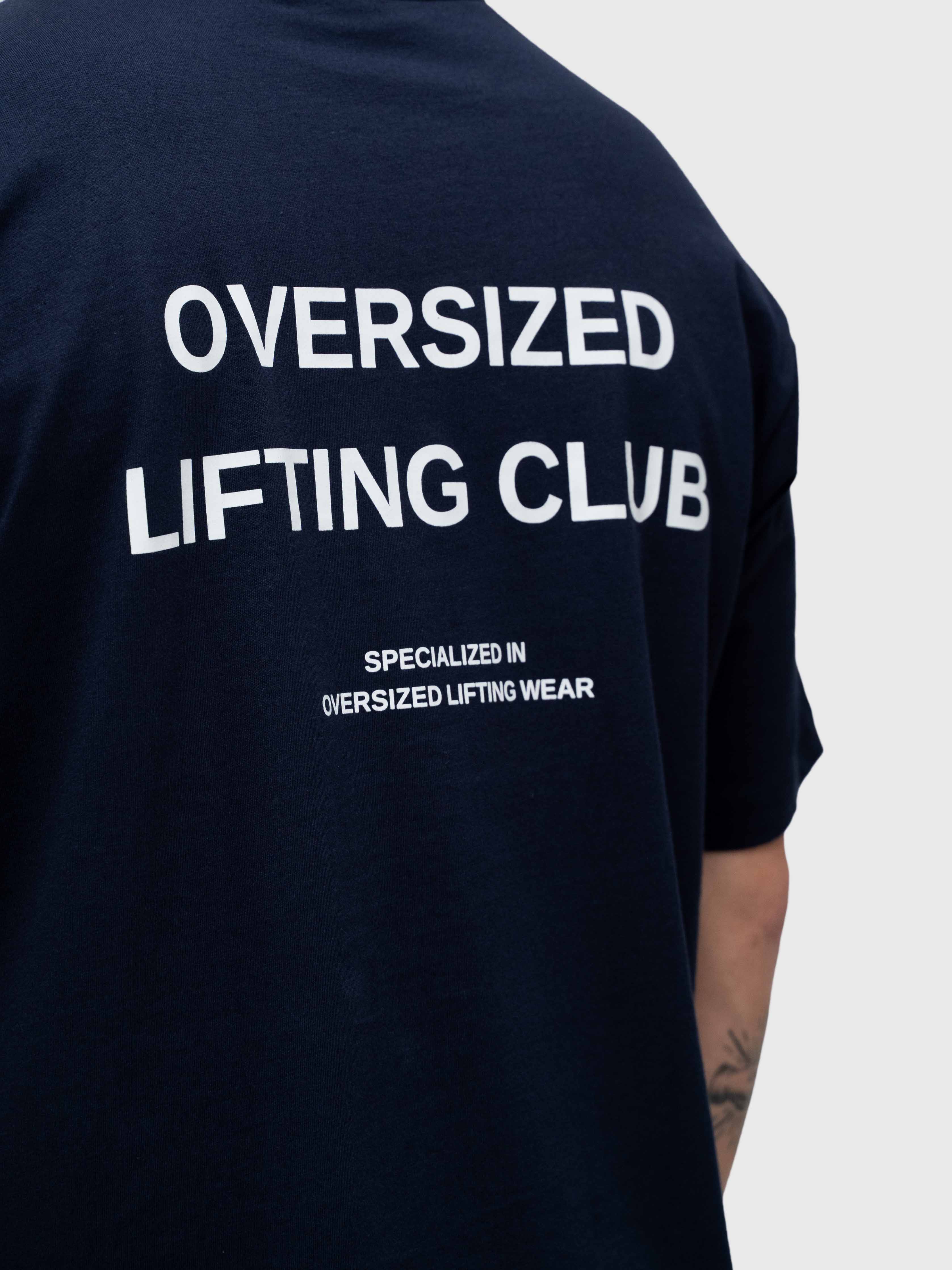 Confidence Box Tee - Navy/White