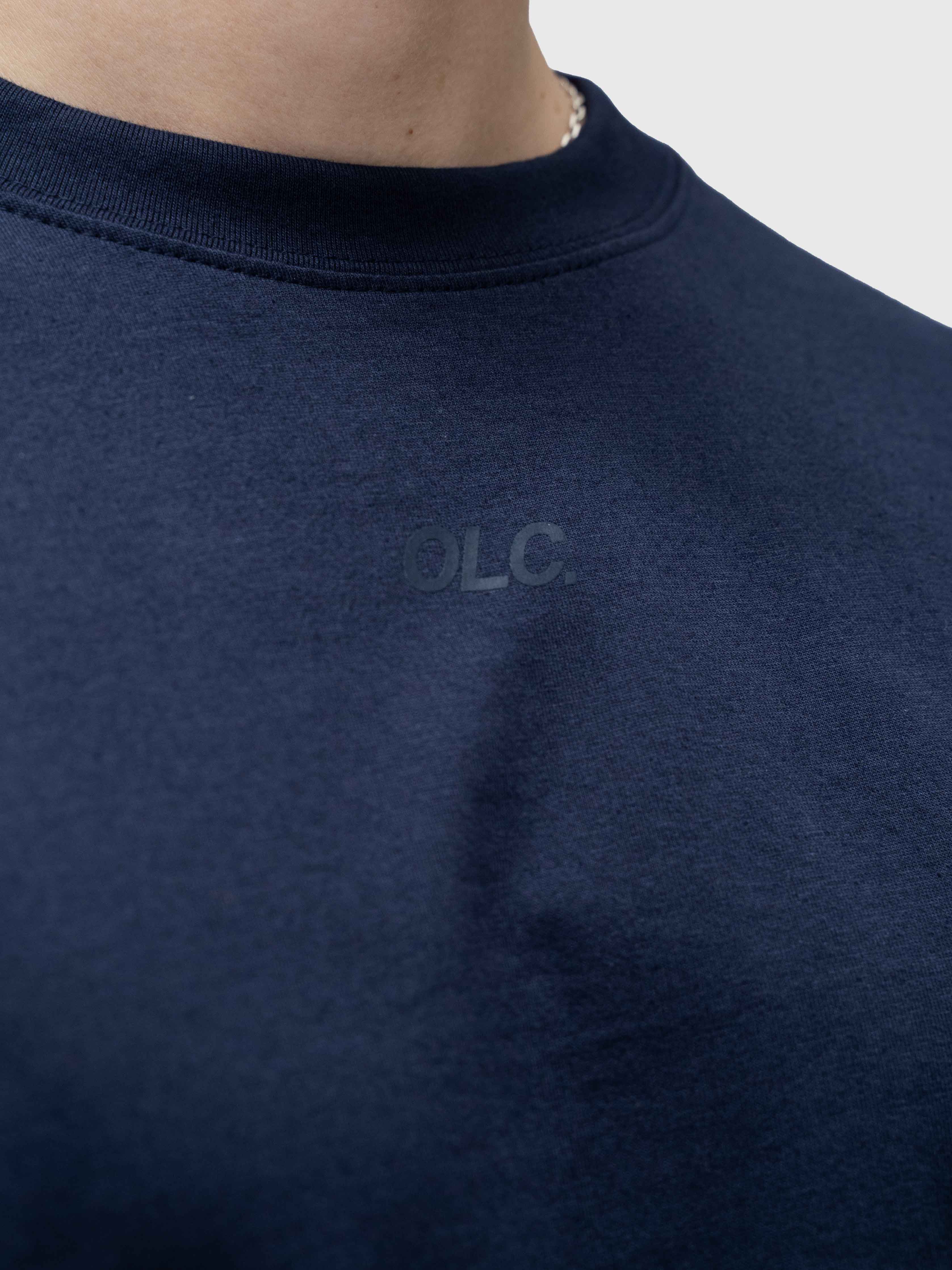 Confidence Box Tee - Navy/White