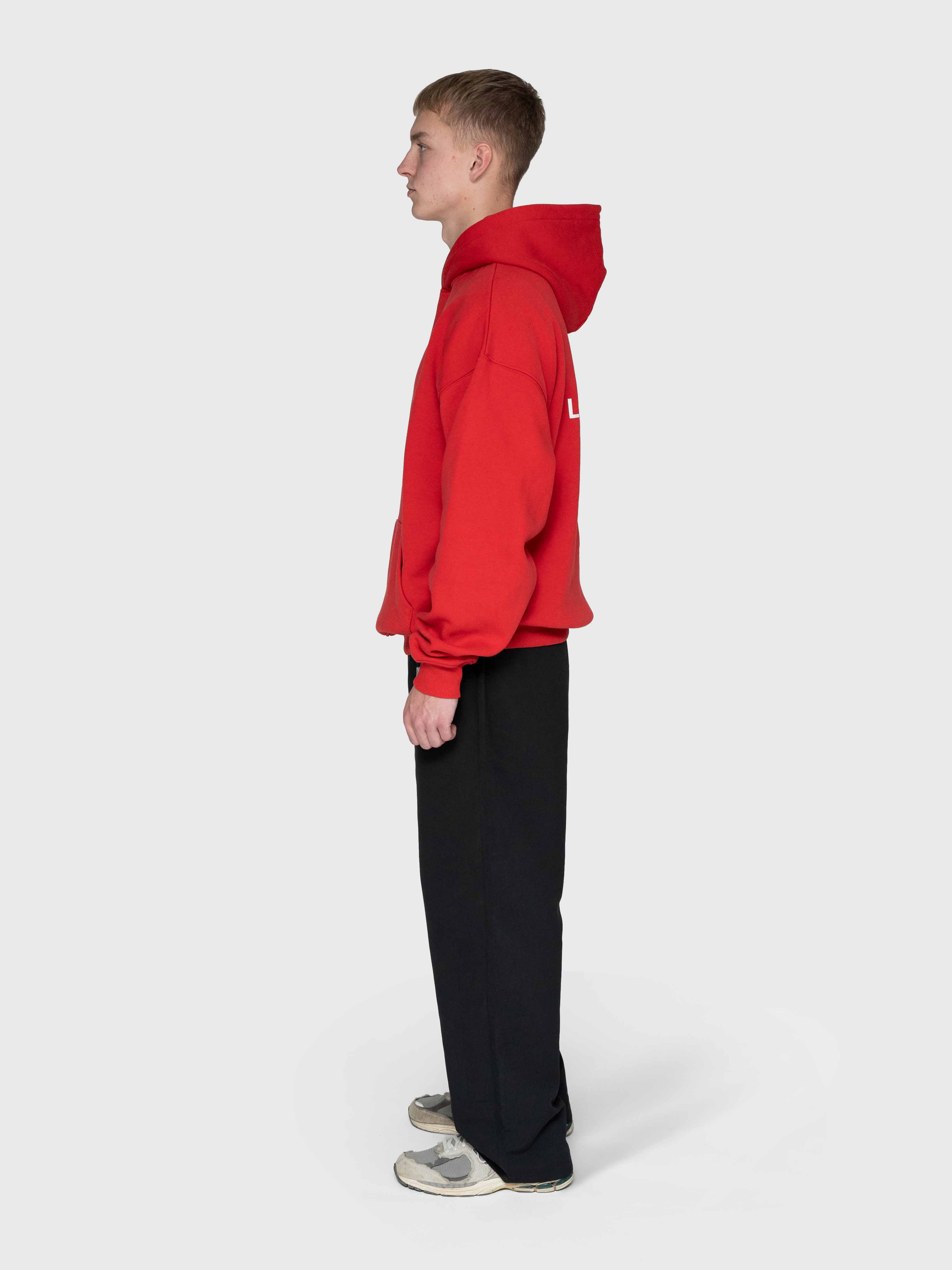 Confidence Hoodie - Red/White