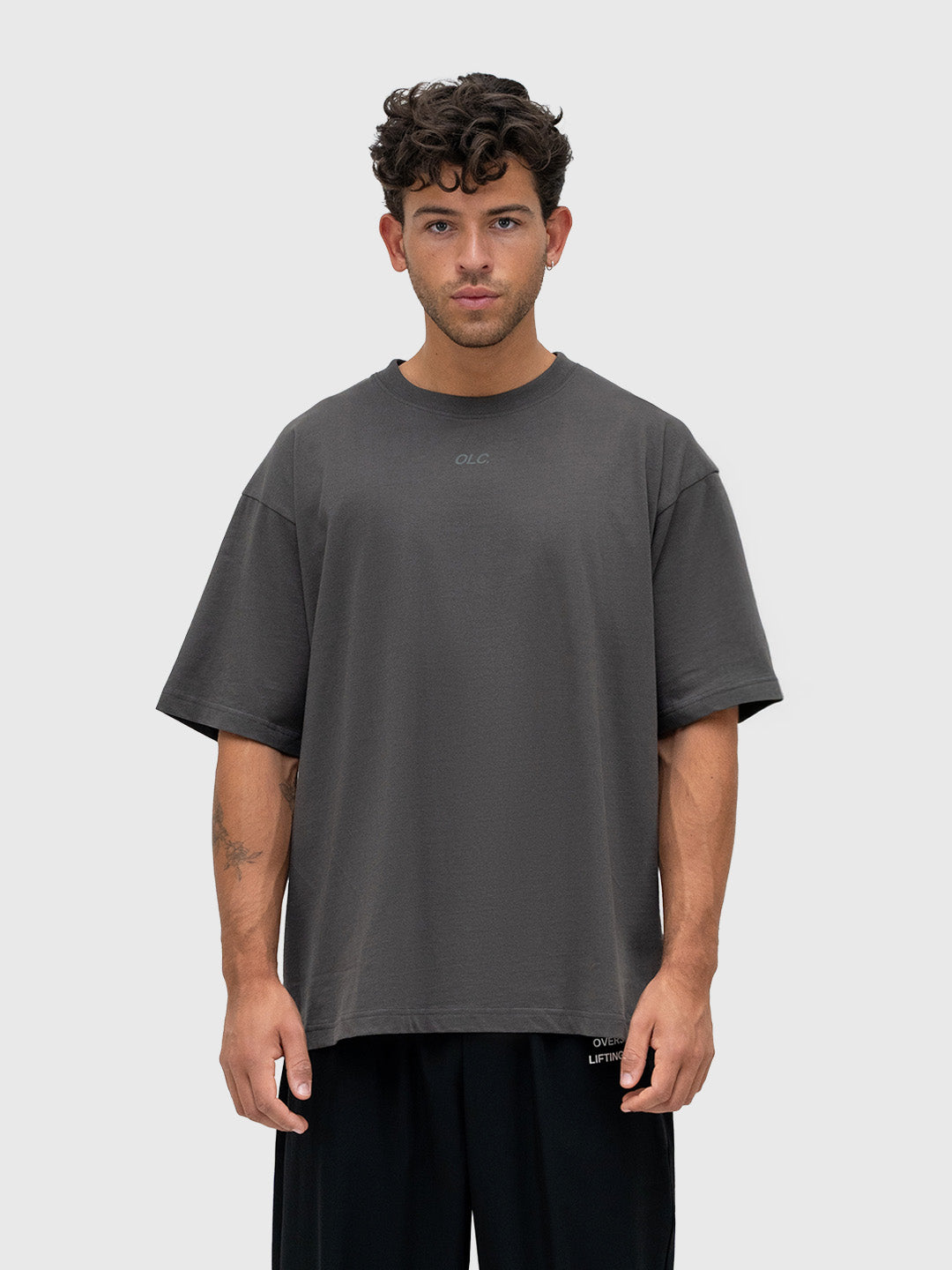 Confidence Box Tee 2.0 - Steel/Black