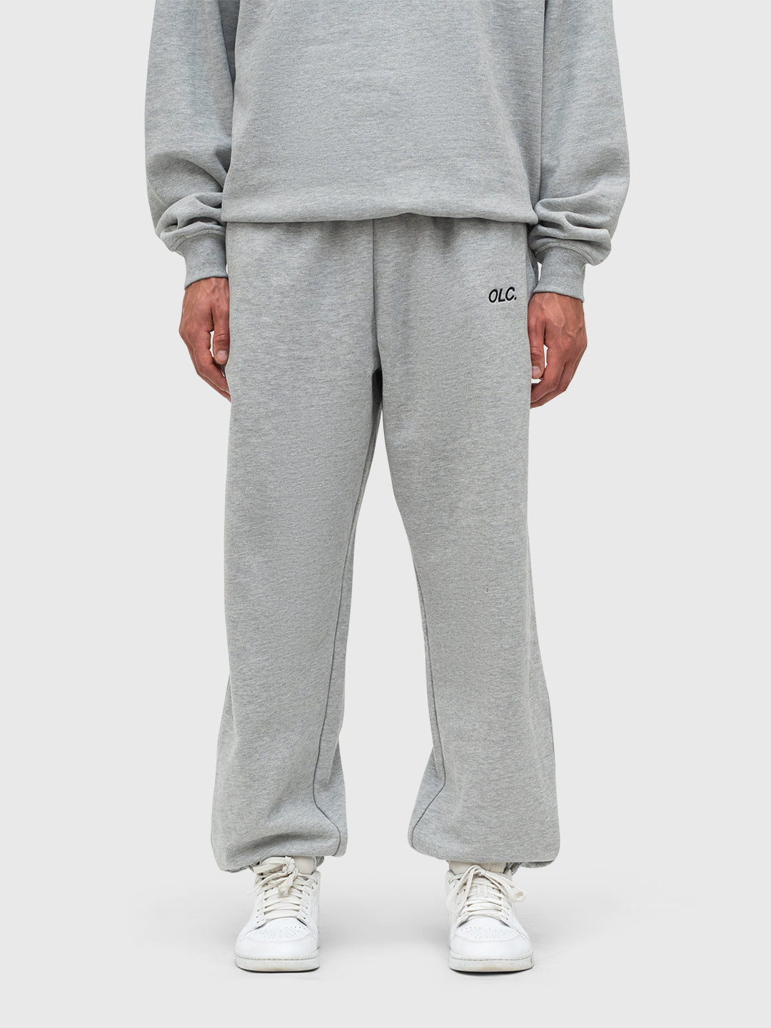 Logo Sweatpants 2.0 - Melange Grey/Black