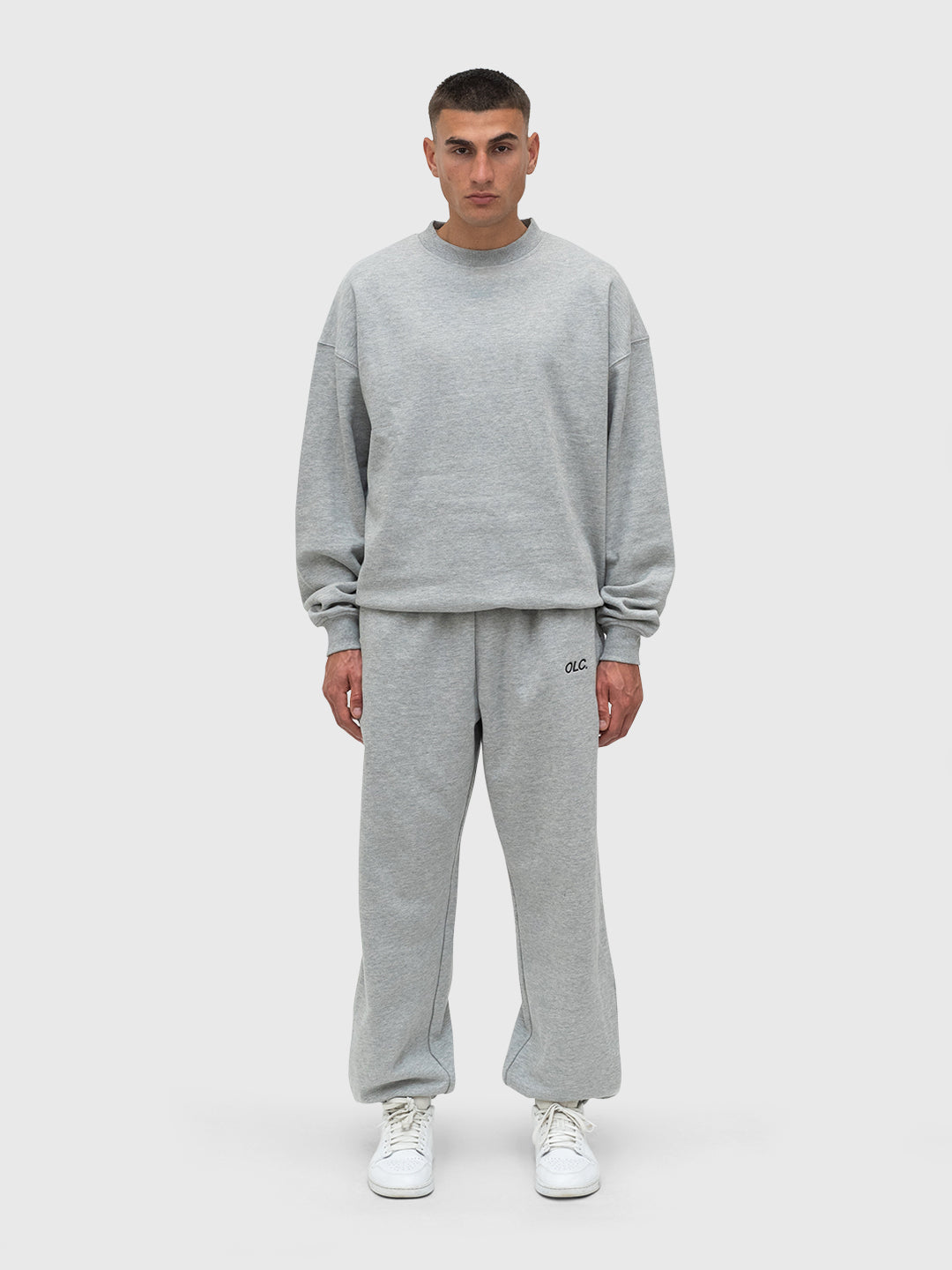 Logo Sweatpants 2.0 - Melange Grey/Black