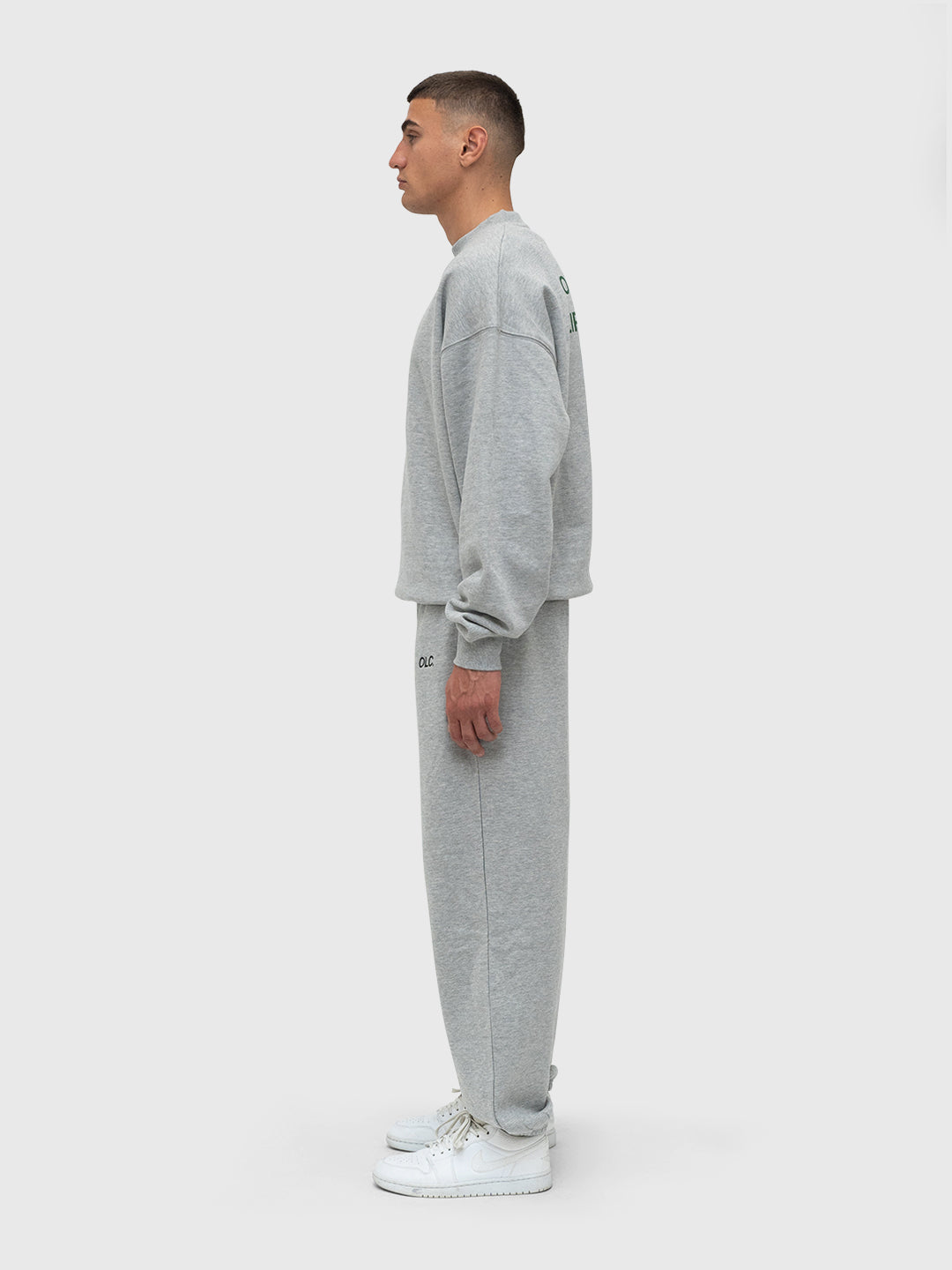Logo Sweatpants 2.0 - Melange Grey/Black