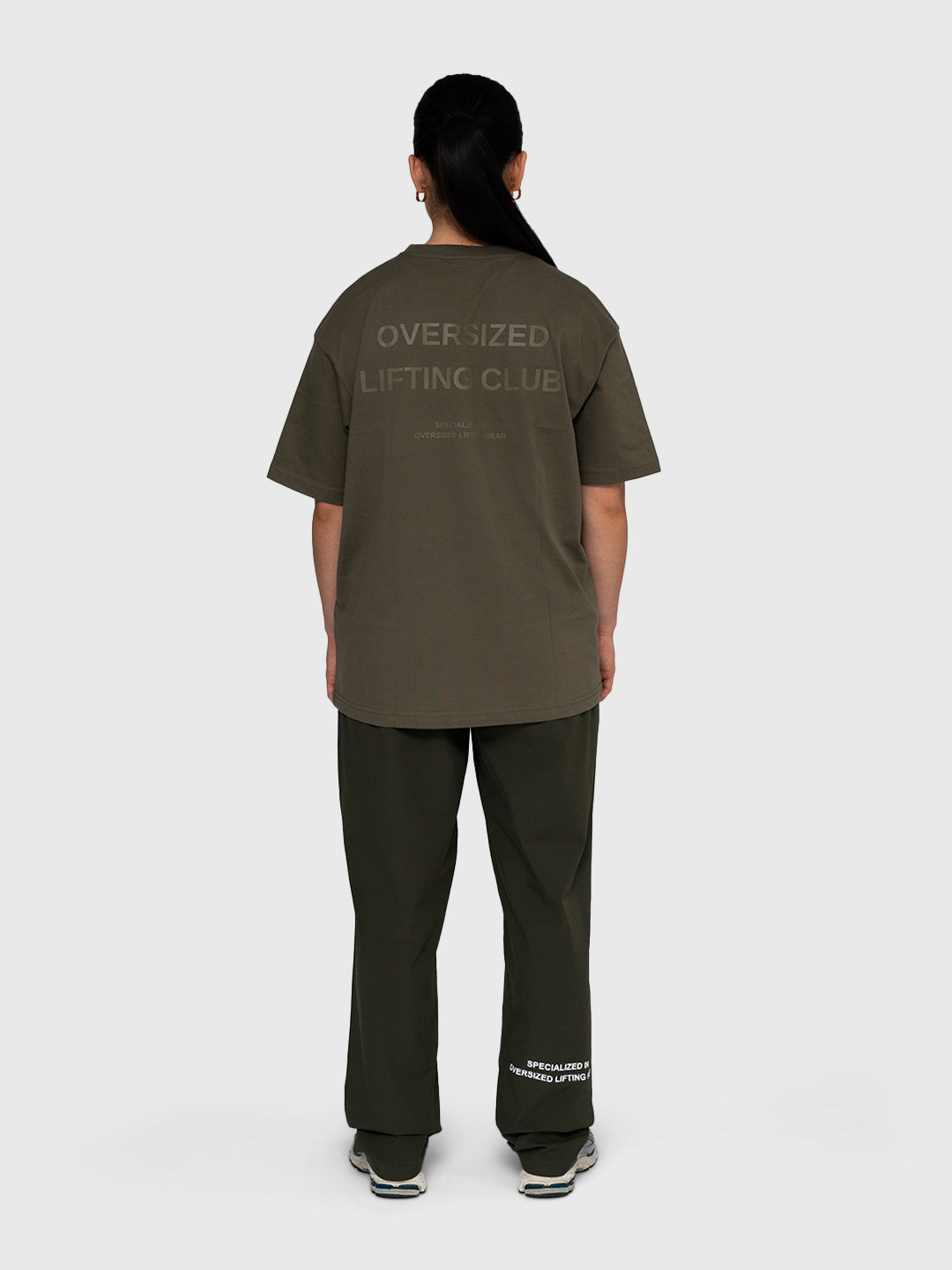 Confidence Tech Pants - Khaki Green/White