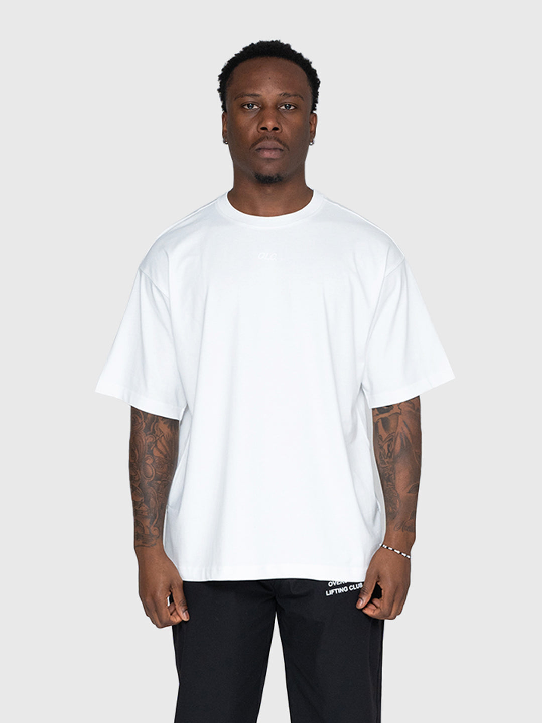 Logo Heavyweight Box Tee 2.0 - White/Black