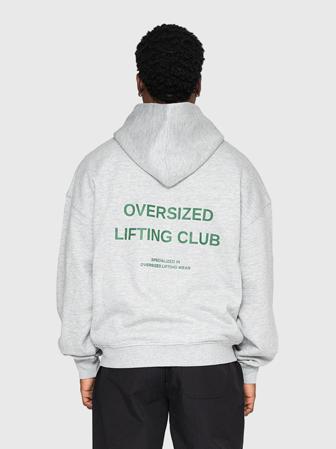 Vertrouwen Zip Hoodie - Melange Gray/Forest