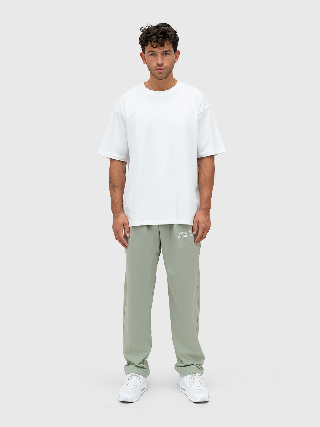 <tc>Confidence Tech Pants - Sage/White</tc>