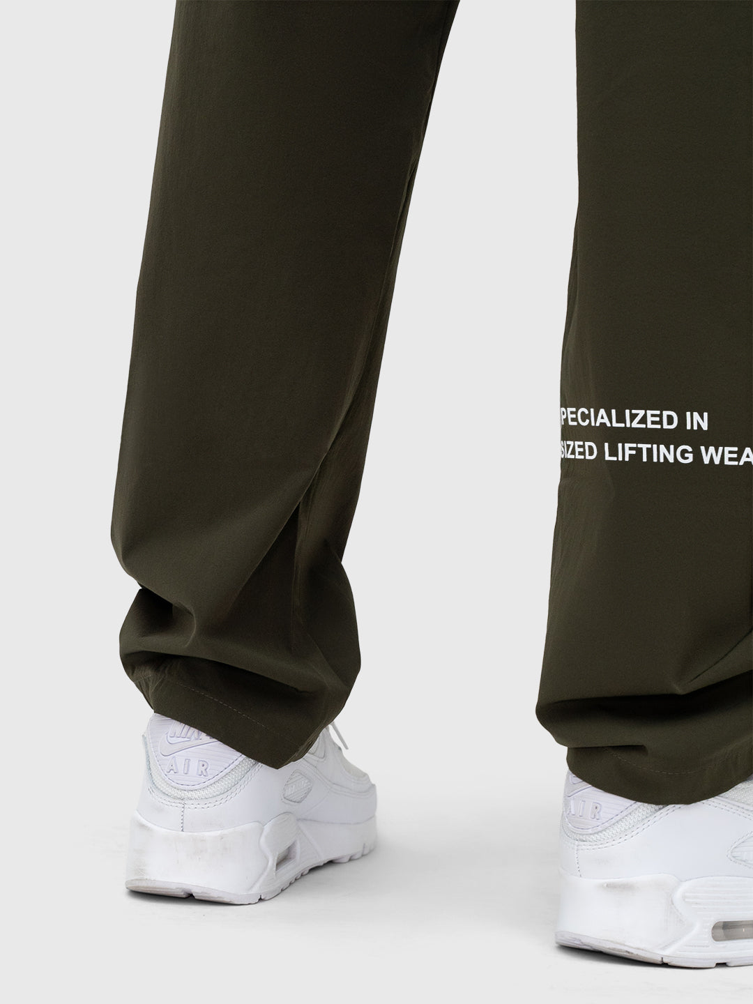 Confidence Tech Pants - Khaki Green/White