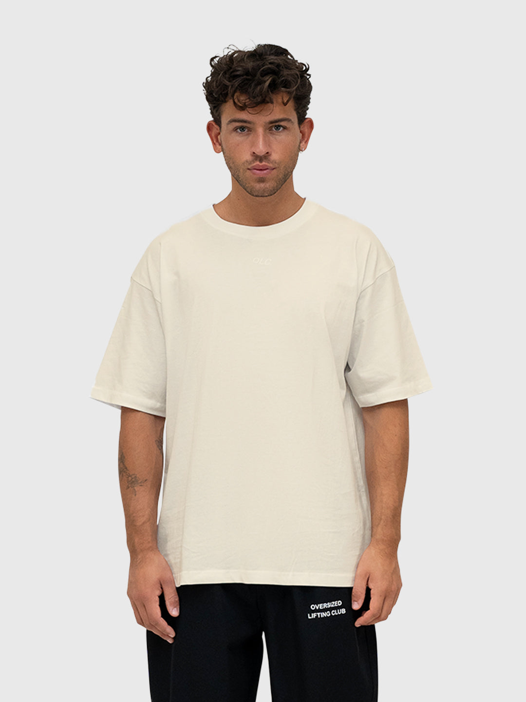 Confidence Box Tee 2.0 - Beige/Brown