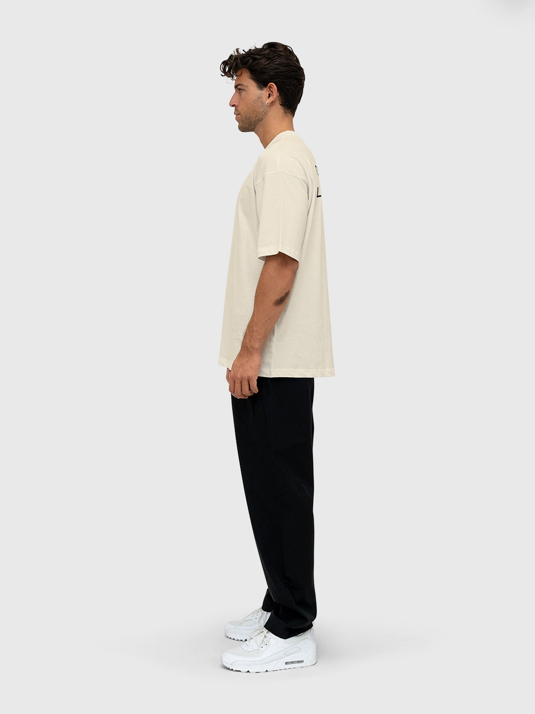 Confidence Box Tee 2.0 - Beige/Brown