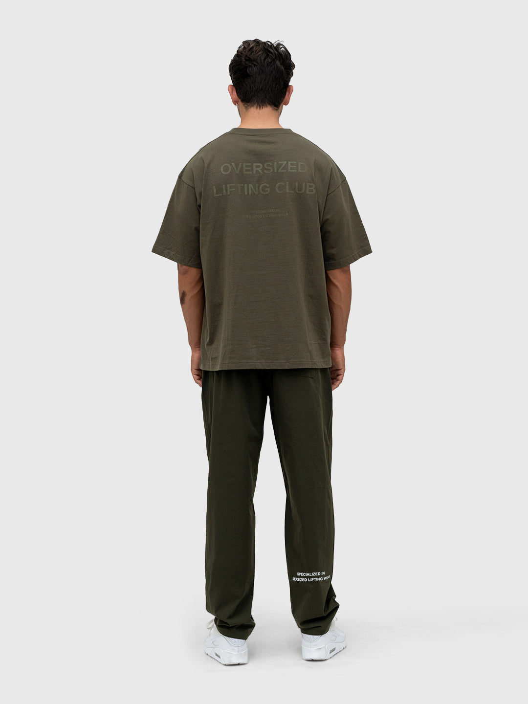 Confidence Tech Pants - Khaki Green/White