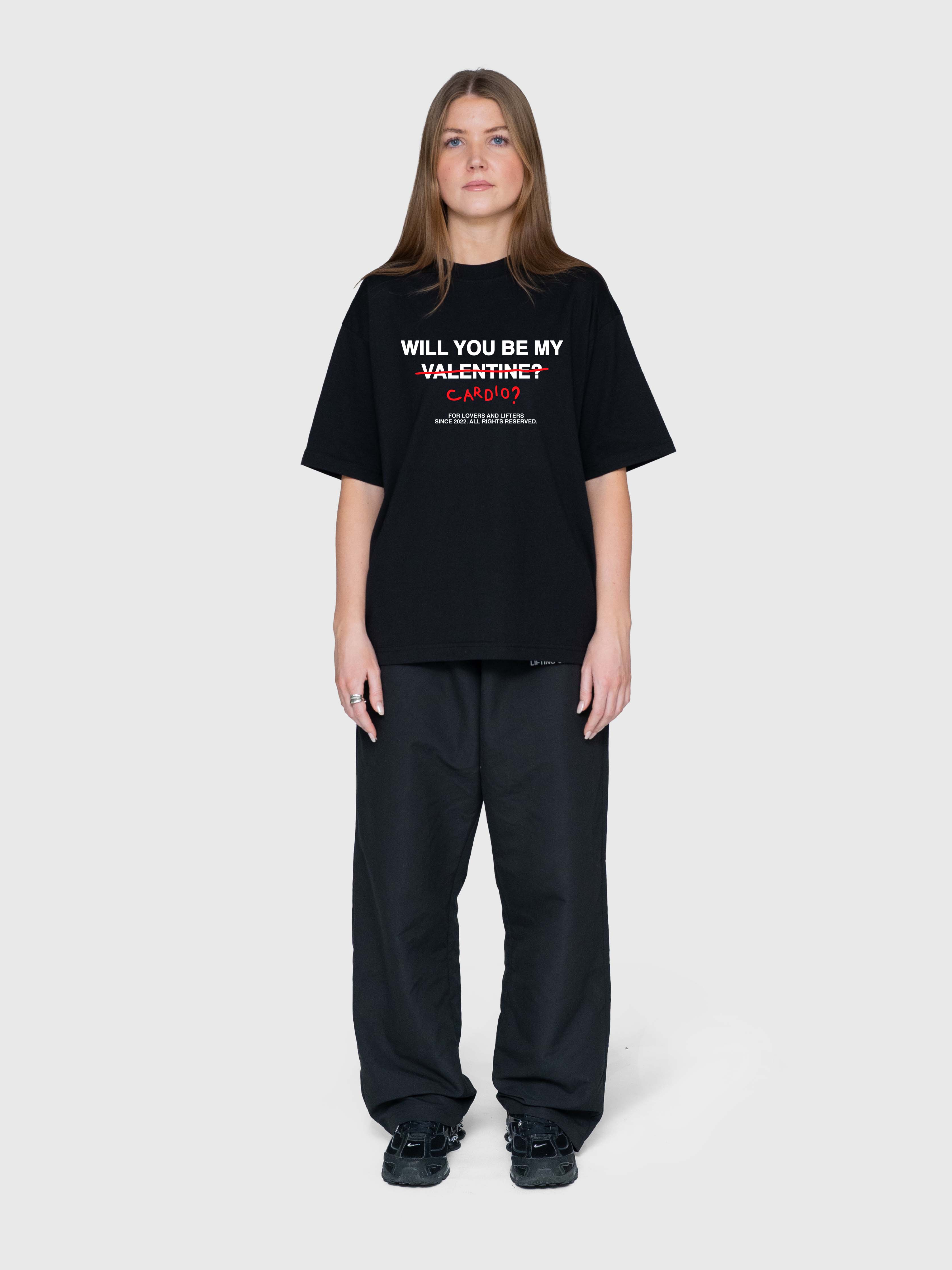 Cardio Box Tee - Black/White