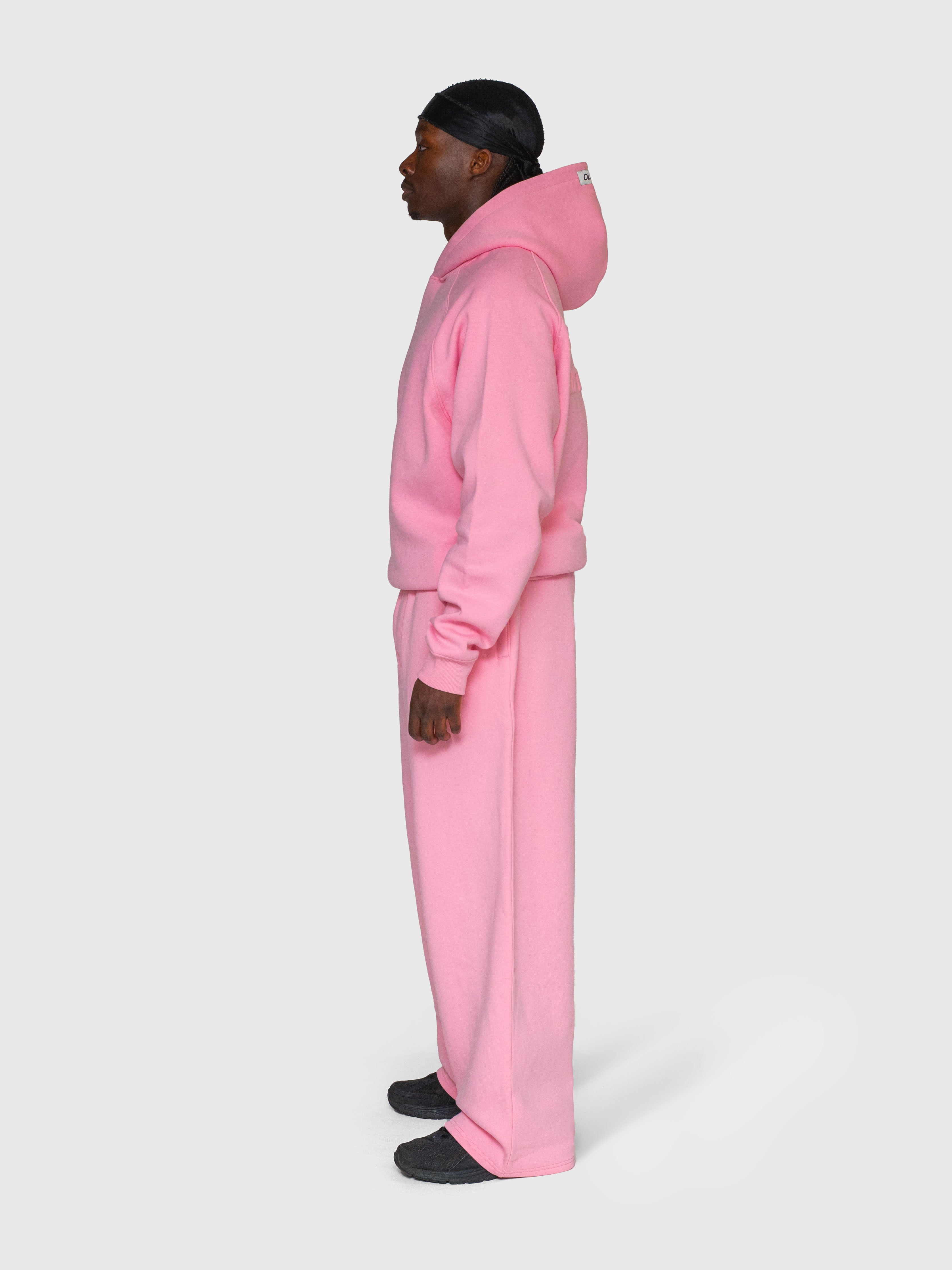 Cloud Baggy Sweatpants - Pink