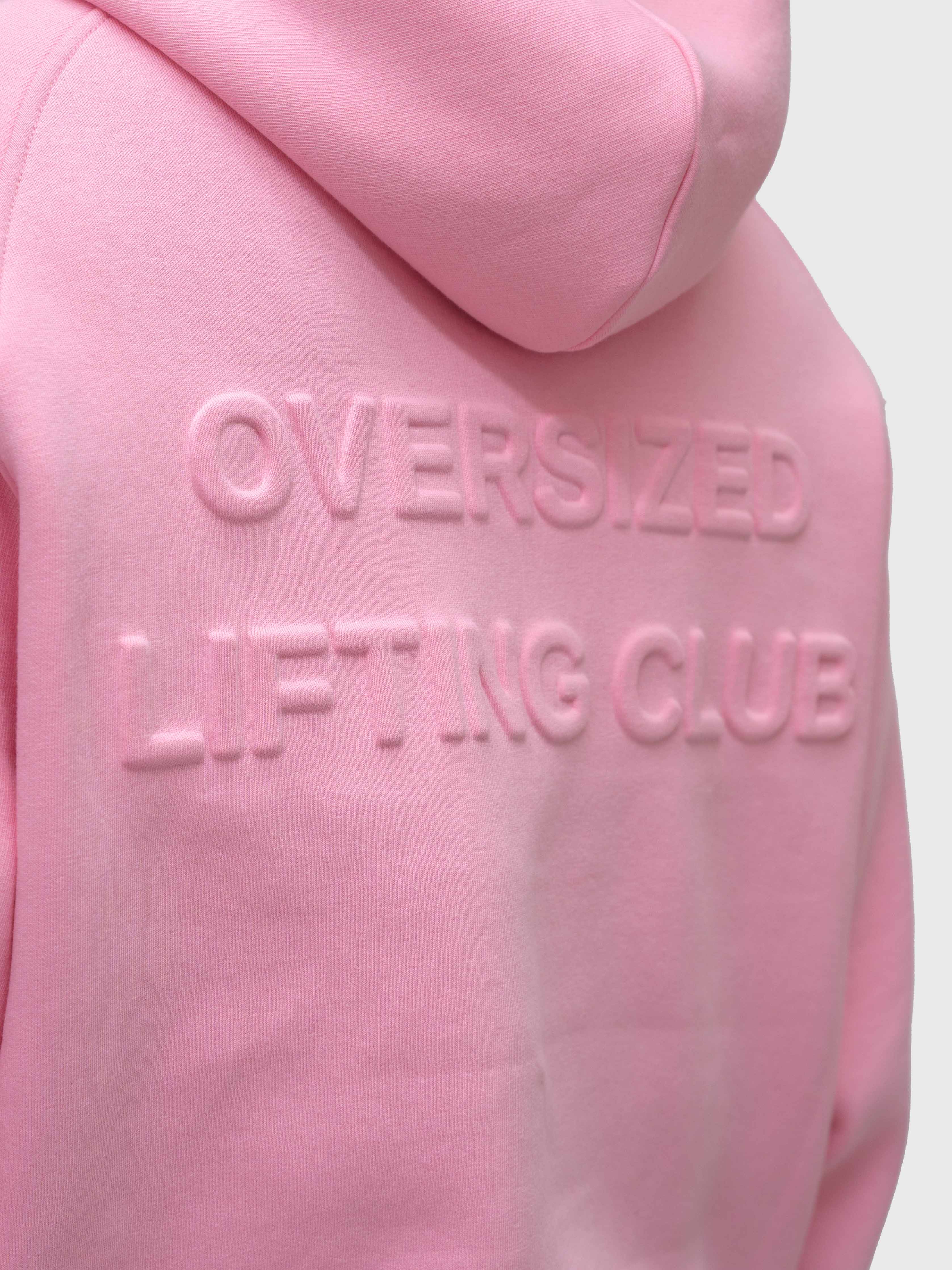 Cloud Raglan Hoodie - Pink